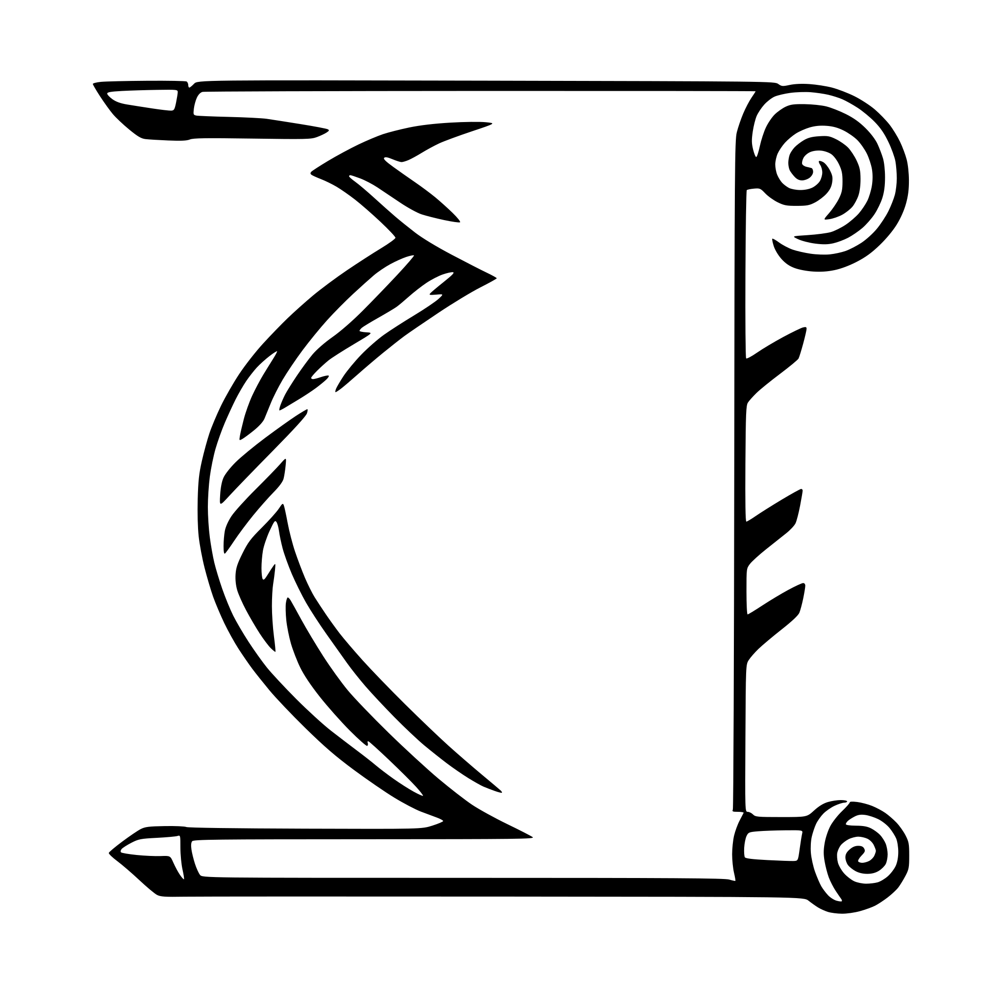AI-generated SVG of 'minimal ancient greek scroll'
