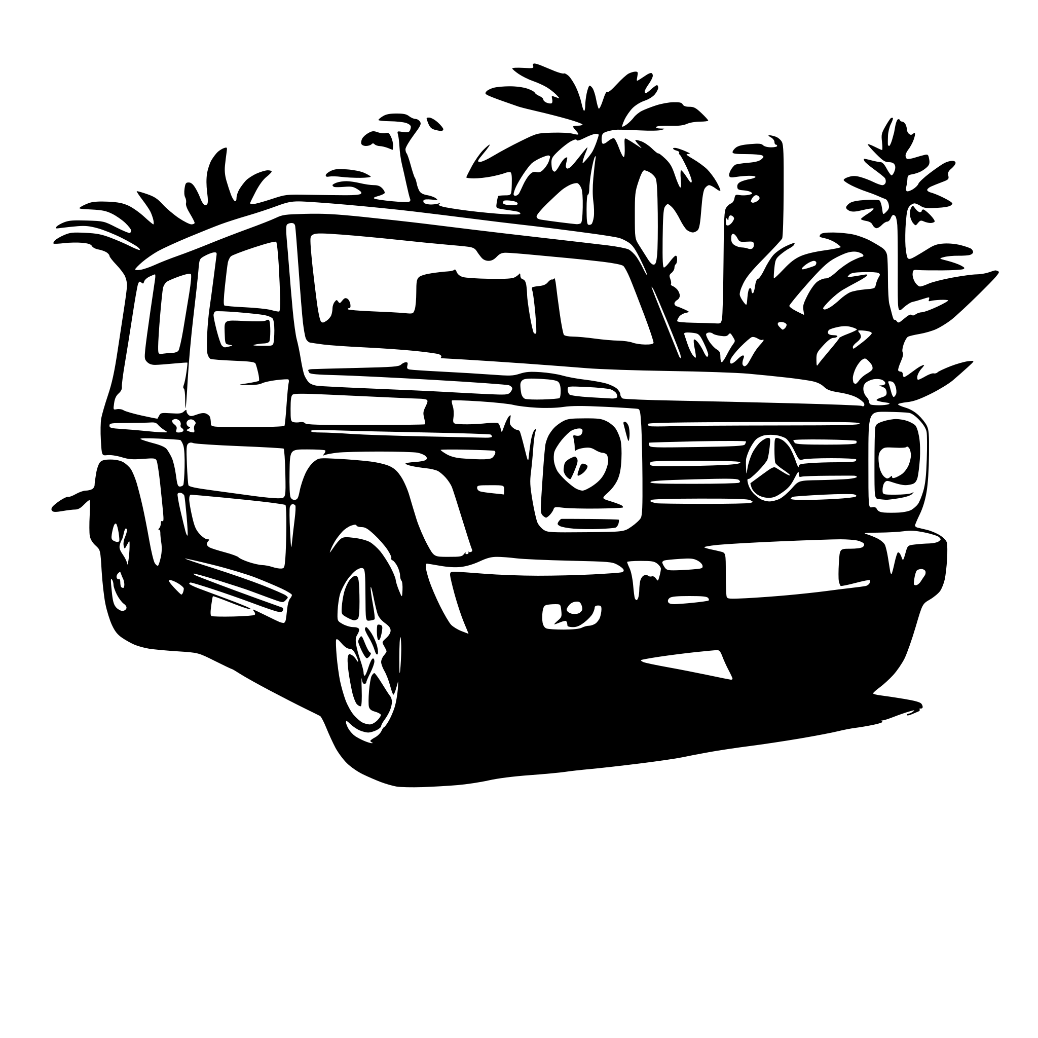 AI-generated SVG of 'Mercedes G Wagon'