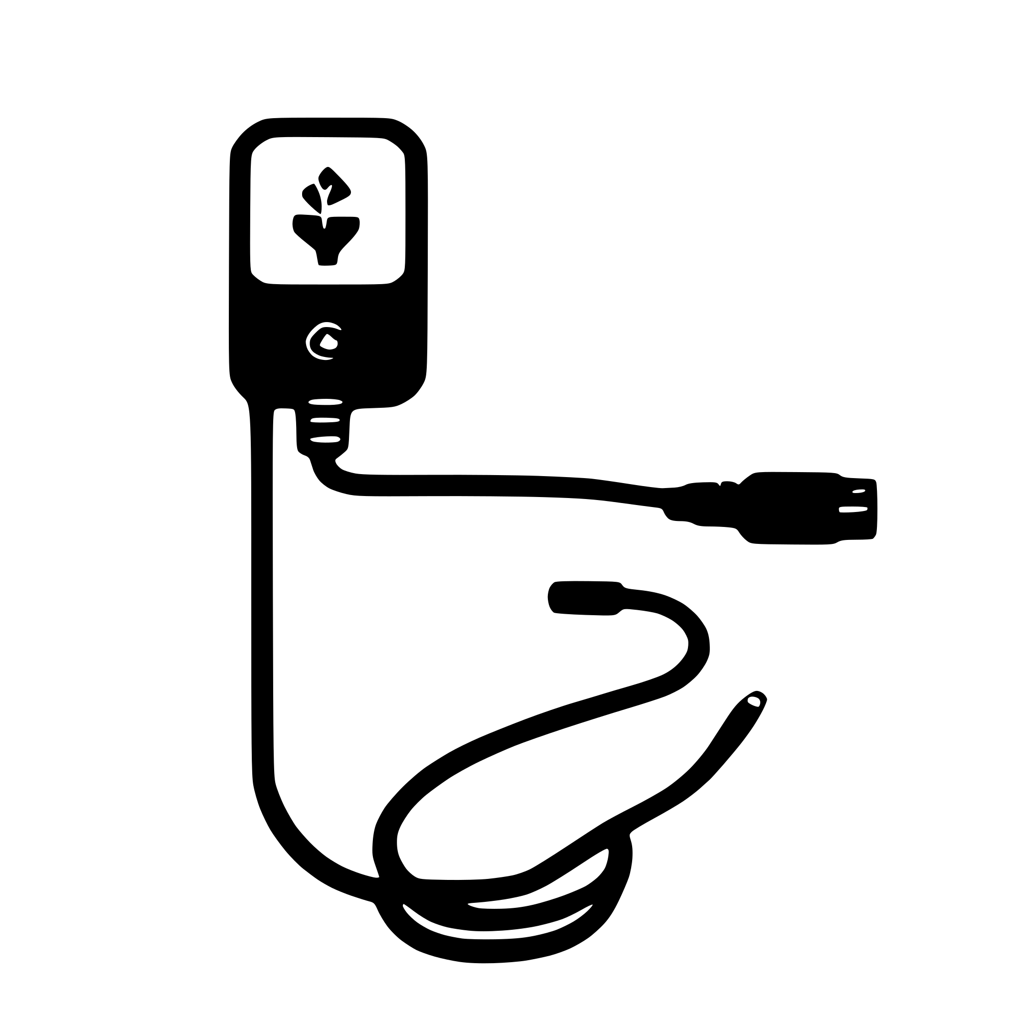 AI-generated SVG of 'iphone cord'
