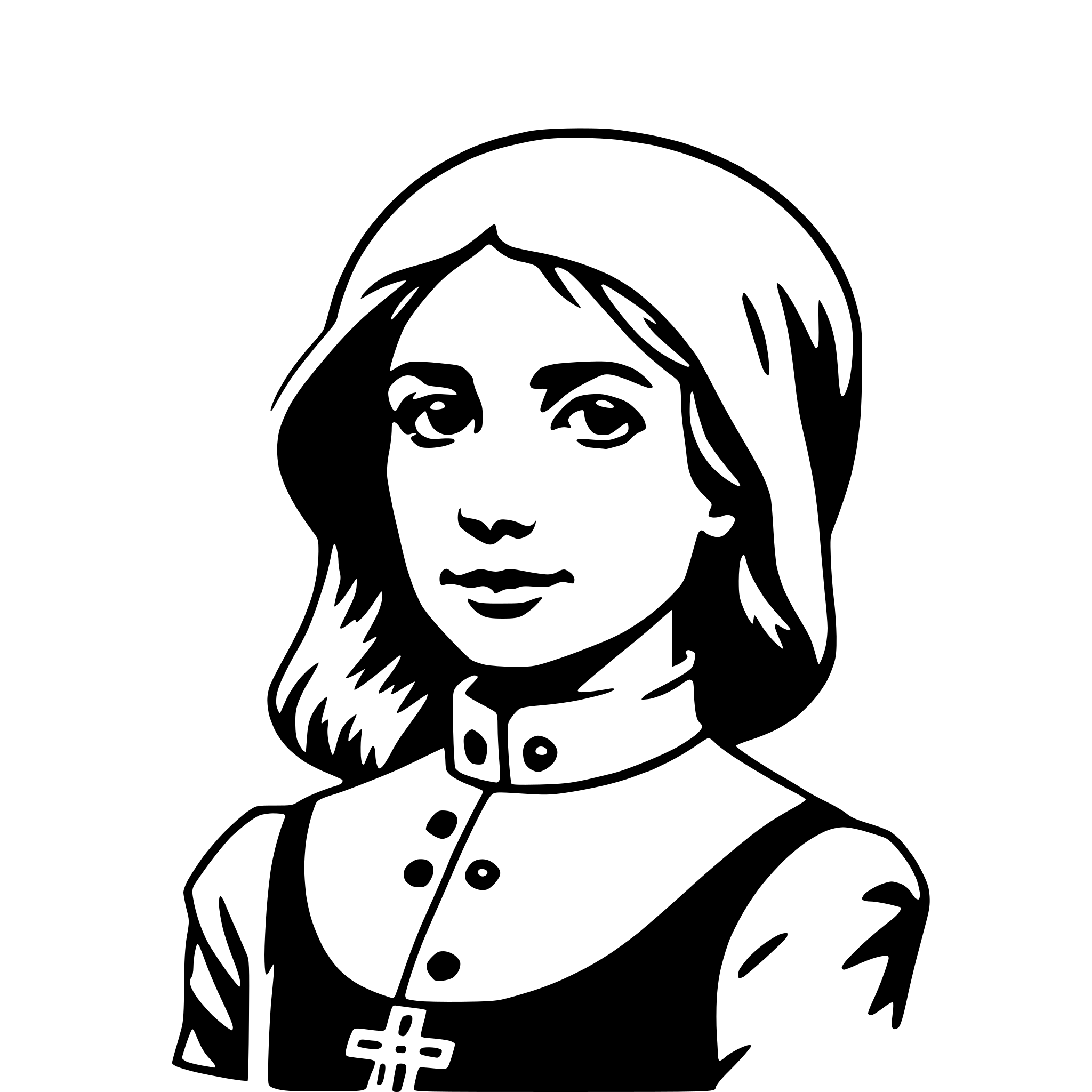 AI-generated SVG of a florence nightingale