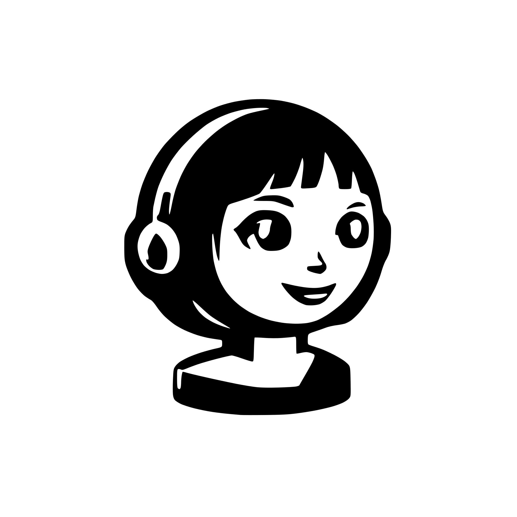 AI-generated SVG of 'show transcription'