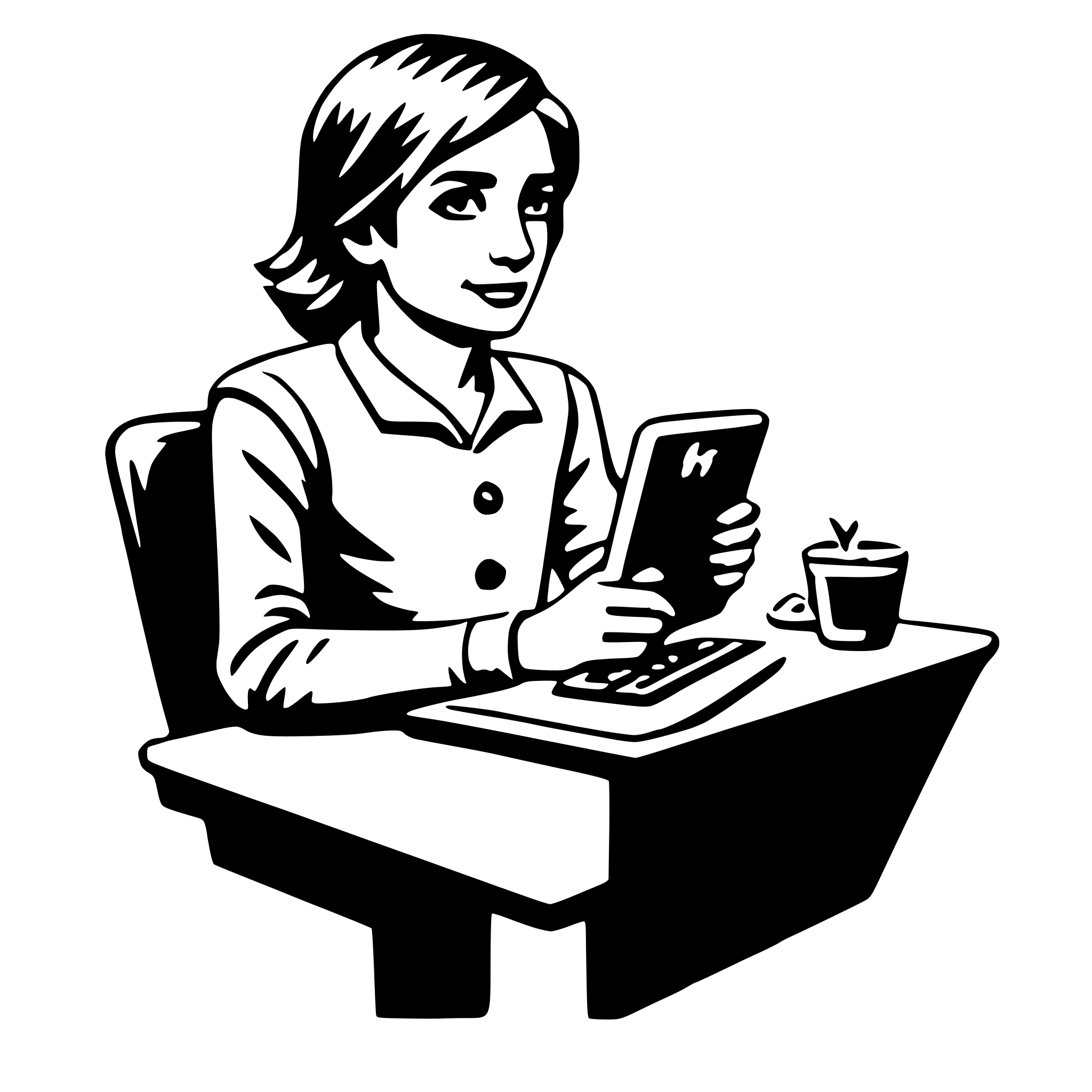 AI-generated SVG of 'web developer'