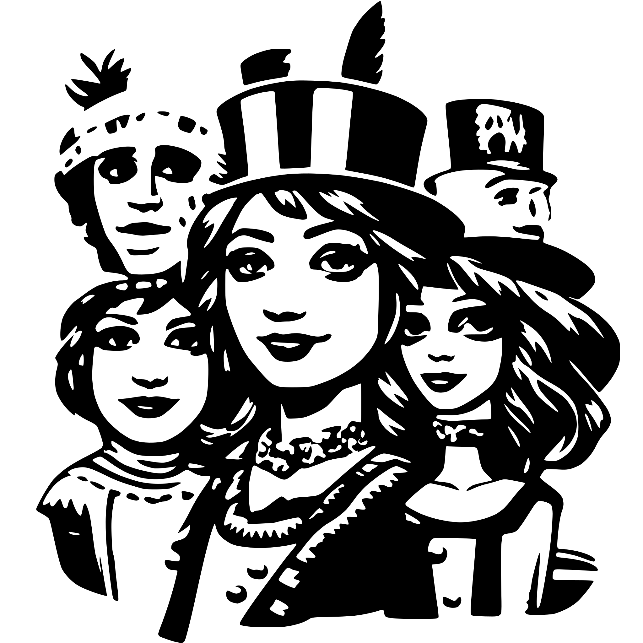 AI-generated SVG of 'Karneval Party'