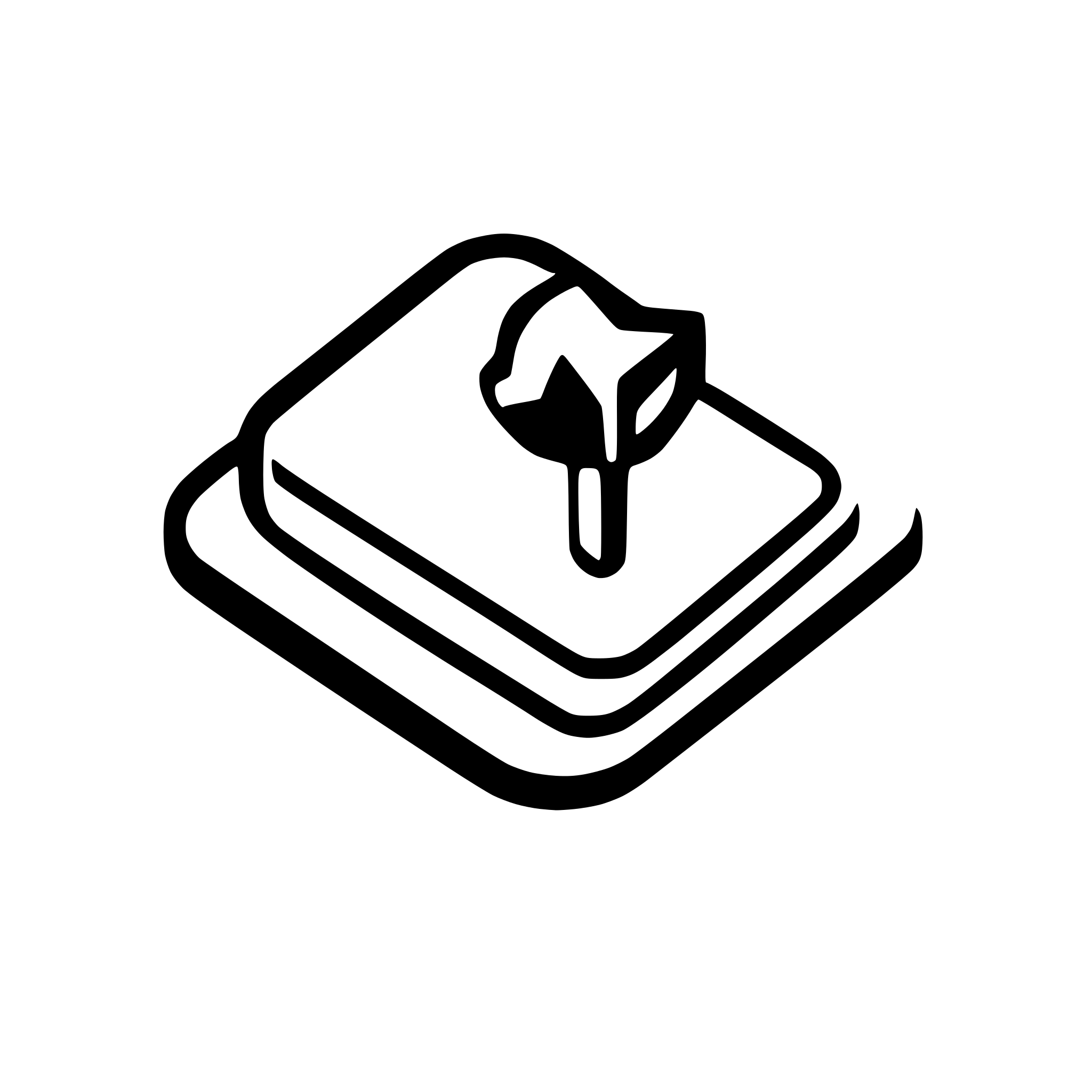 AI-generated SVG of a smartphone isometric with maps icon