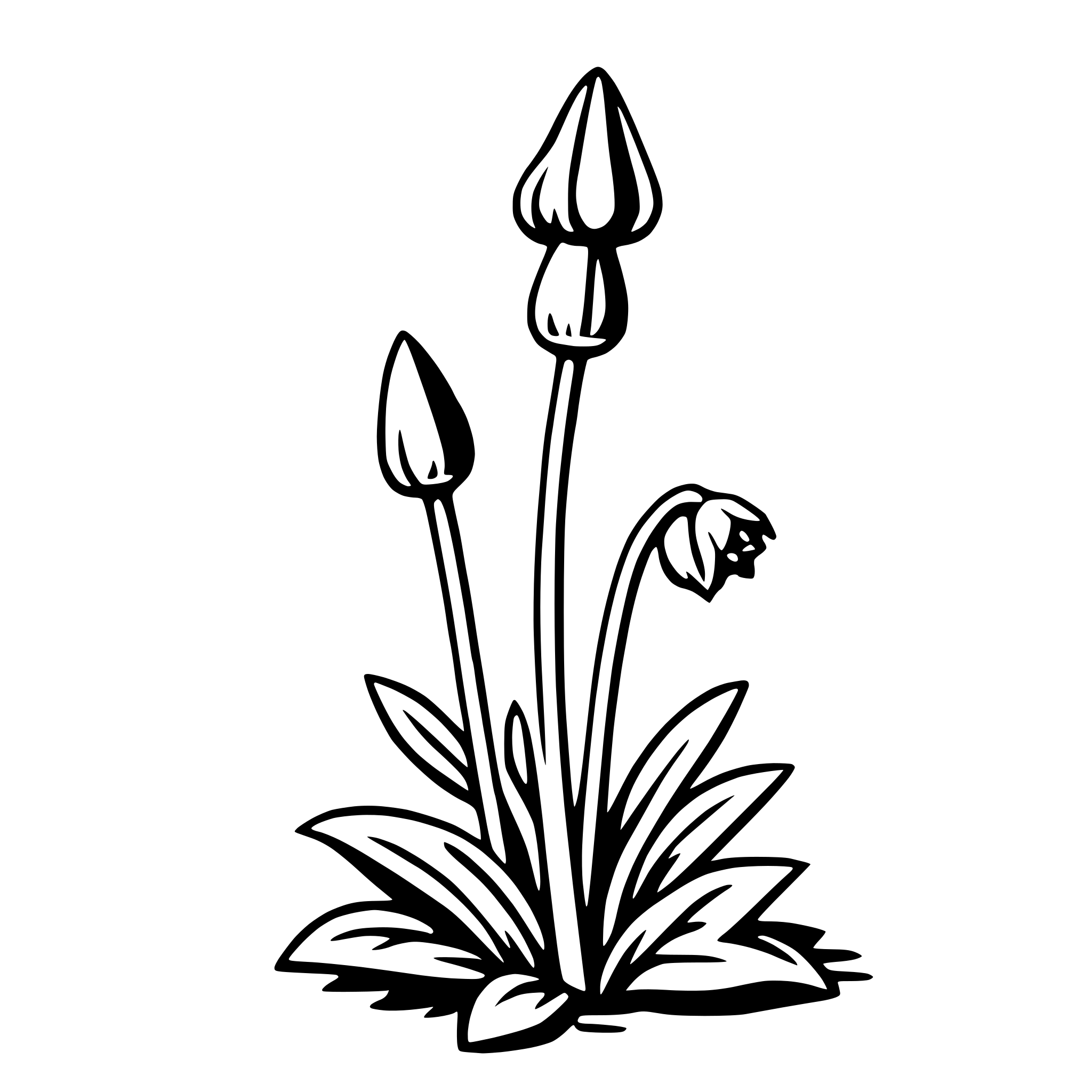 AI-generated SVG of a bluebell