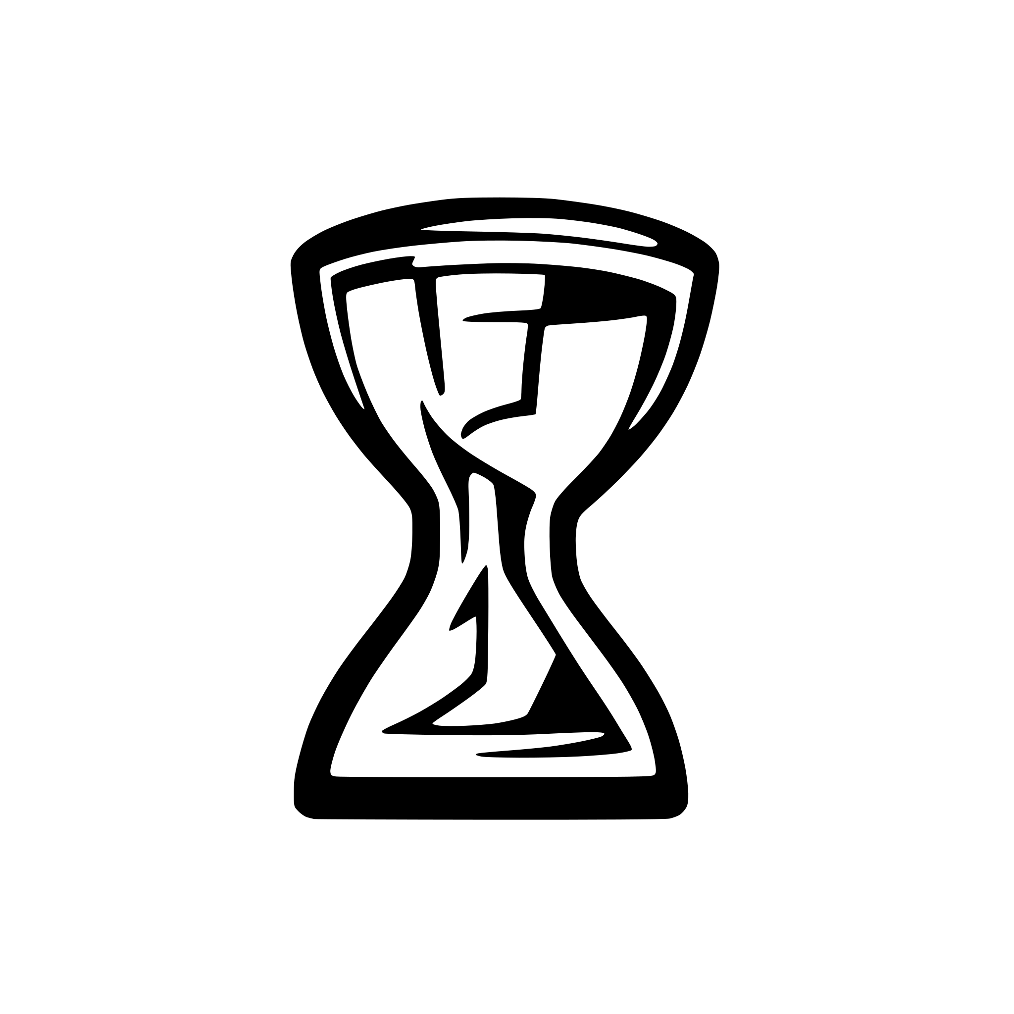 AI-generated SVG of a hour glass logo for a data company futuistic