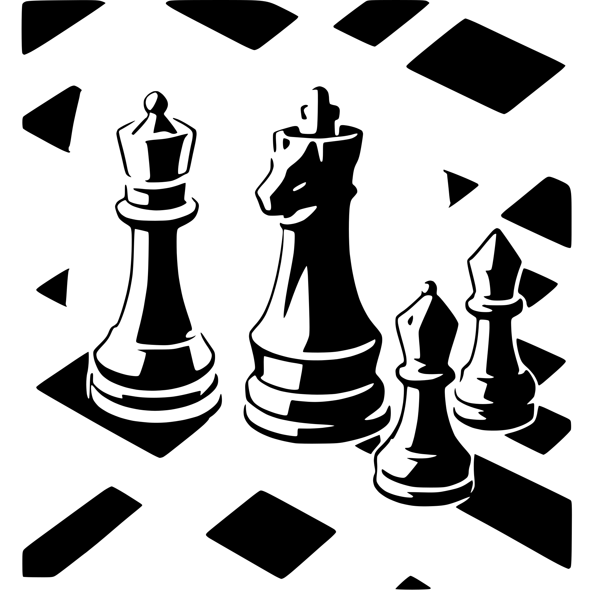 AI-generated SVG of 'chess pieces in battle'