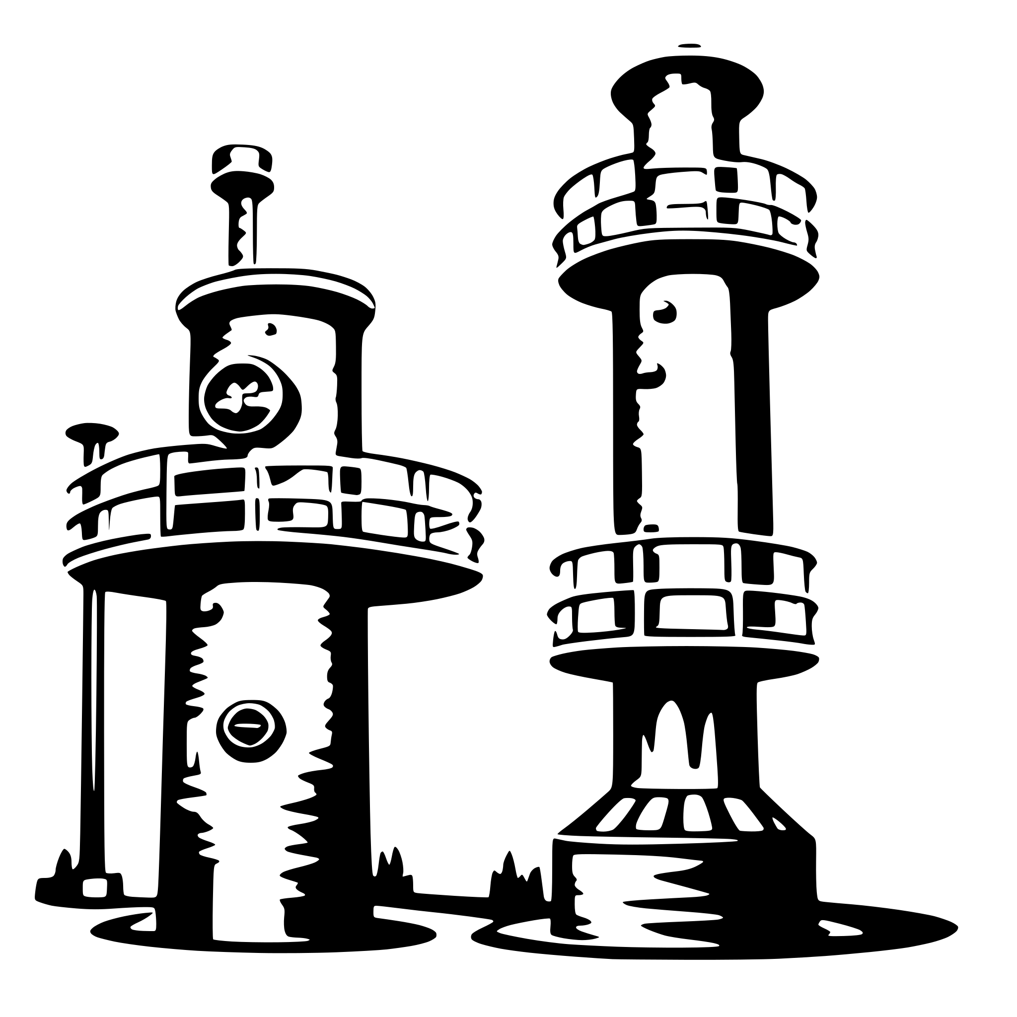 AI-generated SVG of 'distillation column'