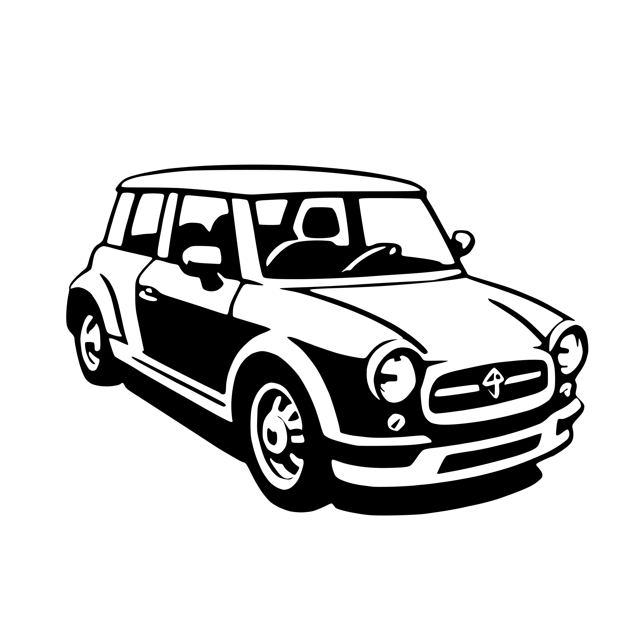 AI-generated SVG of 'kei car'