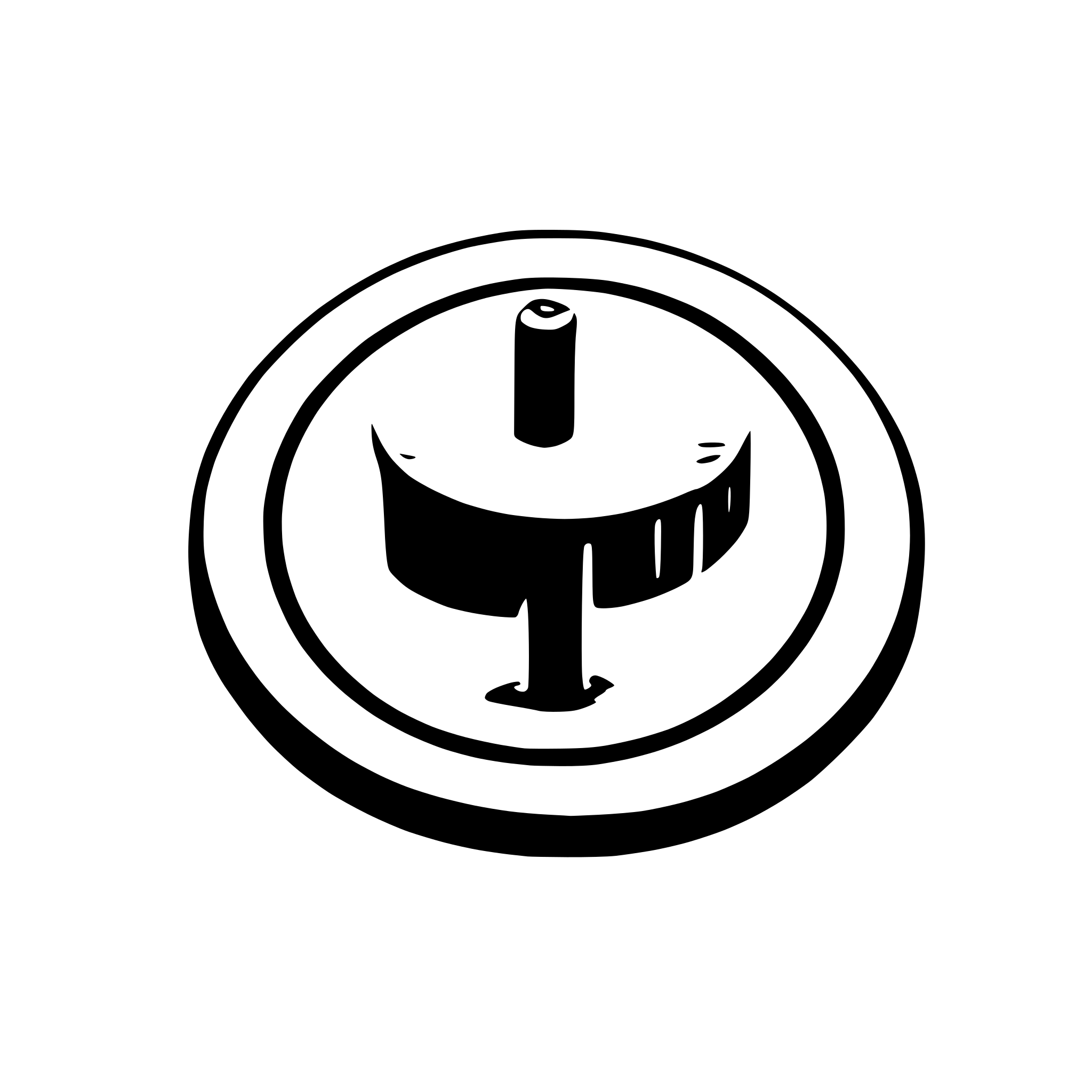 AI-generated SVG of 'circle stamp on paper'