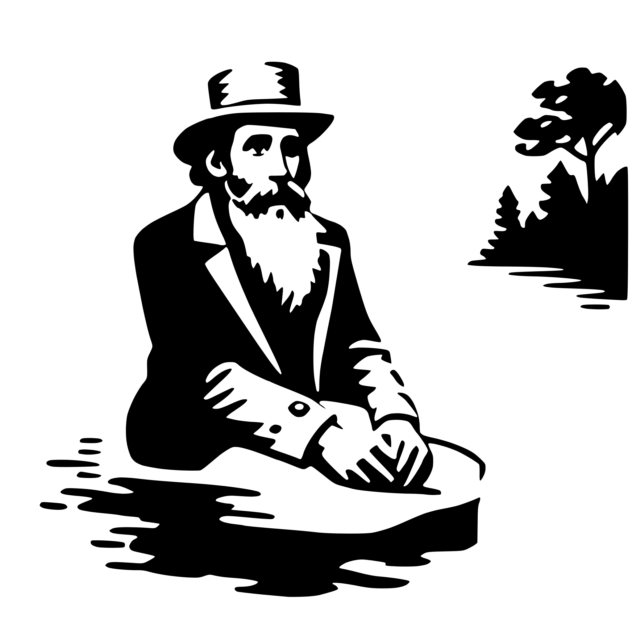 AI-generated SVG of a claude monet