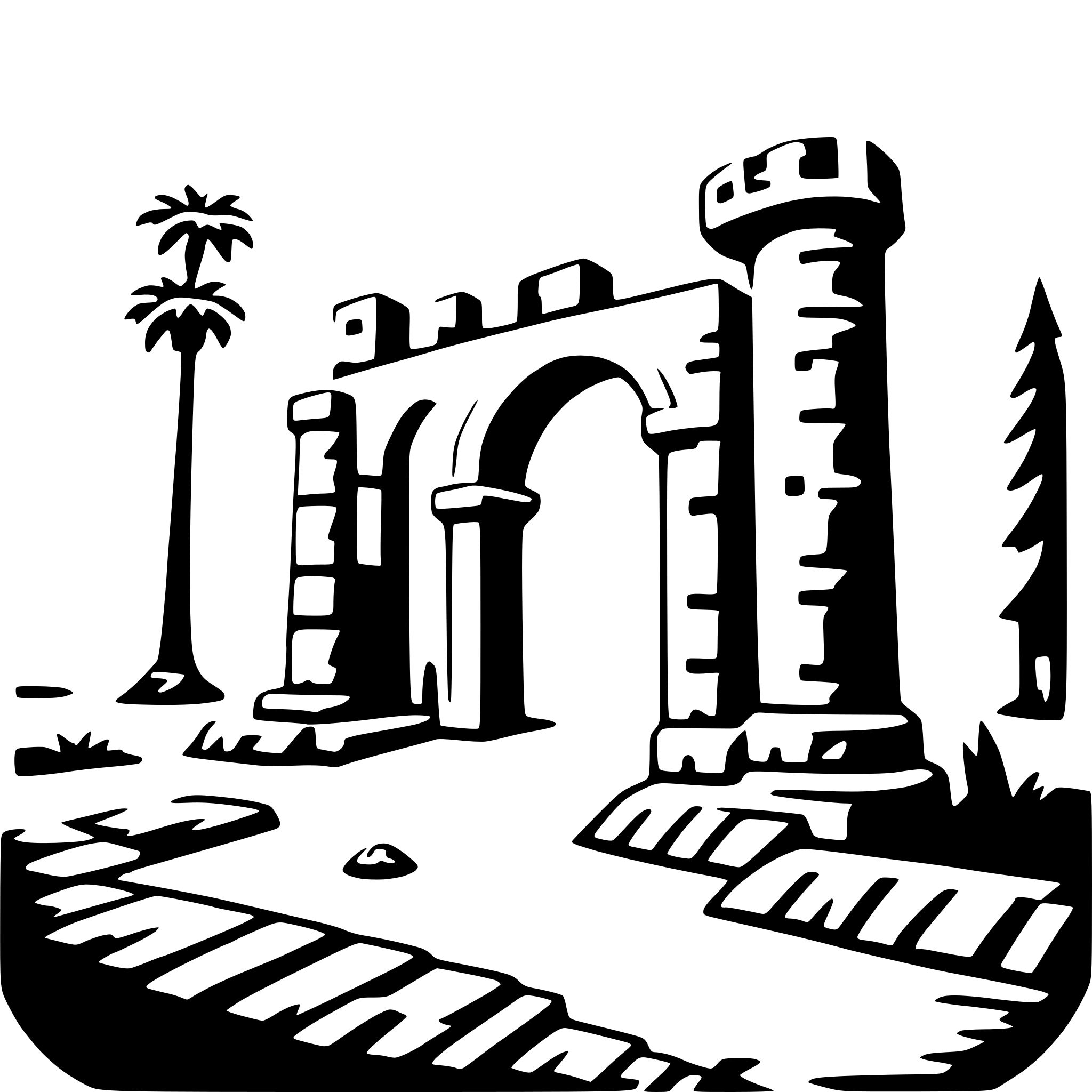 AI-generated SVG of a exploring ancient ruins