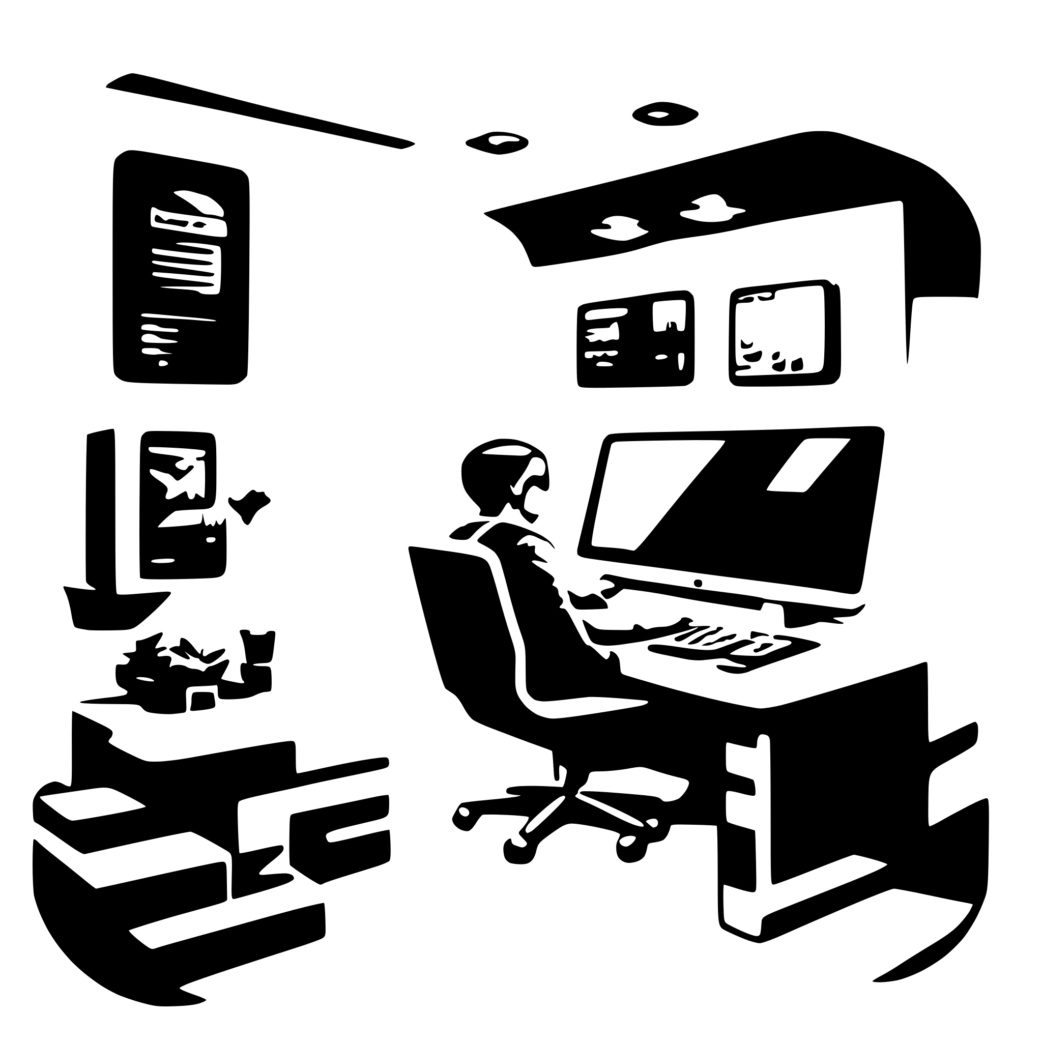 AI-generated SVG of 'futuristic web development office'