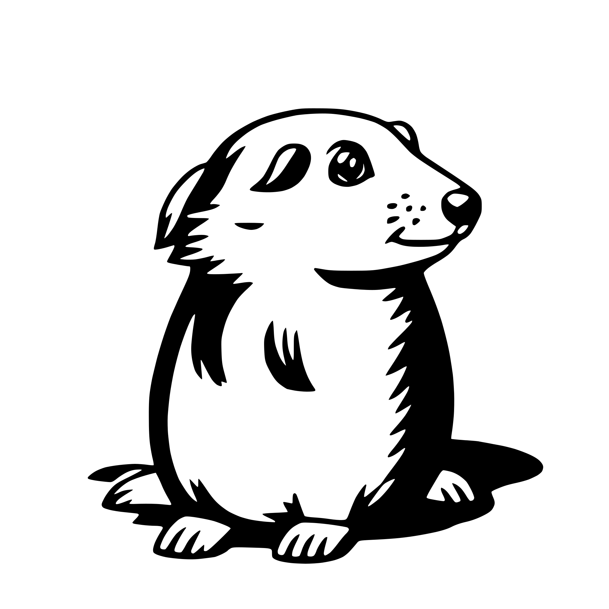 AI-generated SVG of 'lemming'