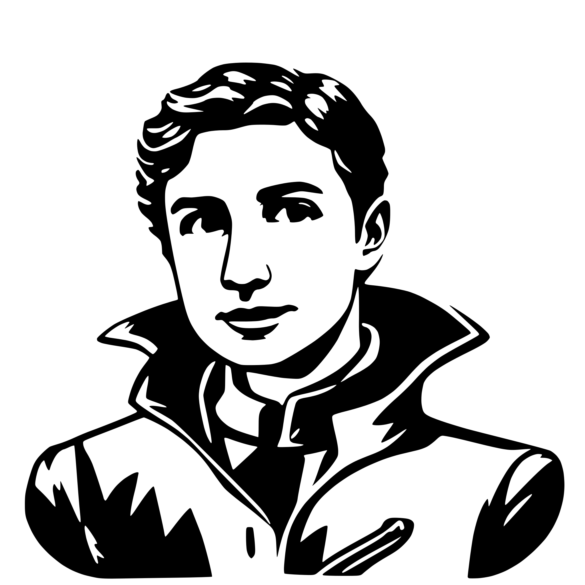 AI-generated SVG of a TESLA BOY