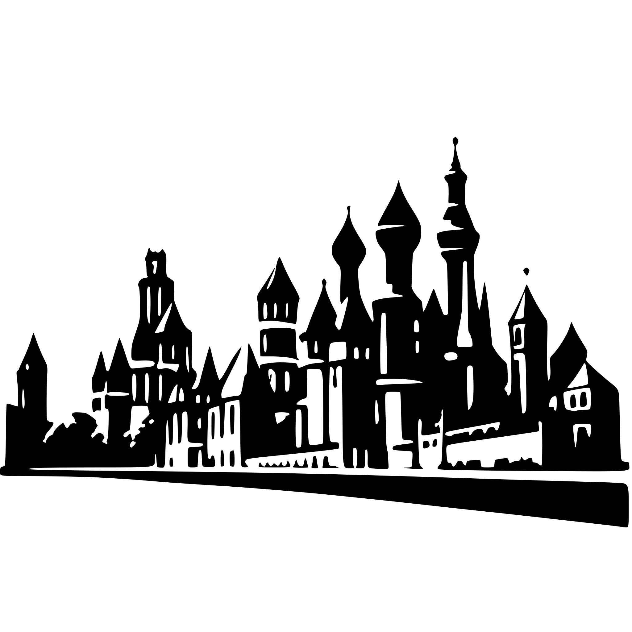 AI-generated SVG of a A minimalist black-and-white silhouette of a famous city skyline, München. AI-generated SVG of a A minimalist black-and-white silhouette of a famous city skyline, München.