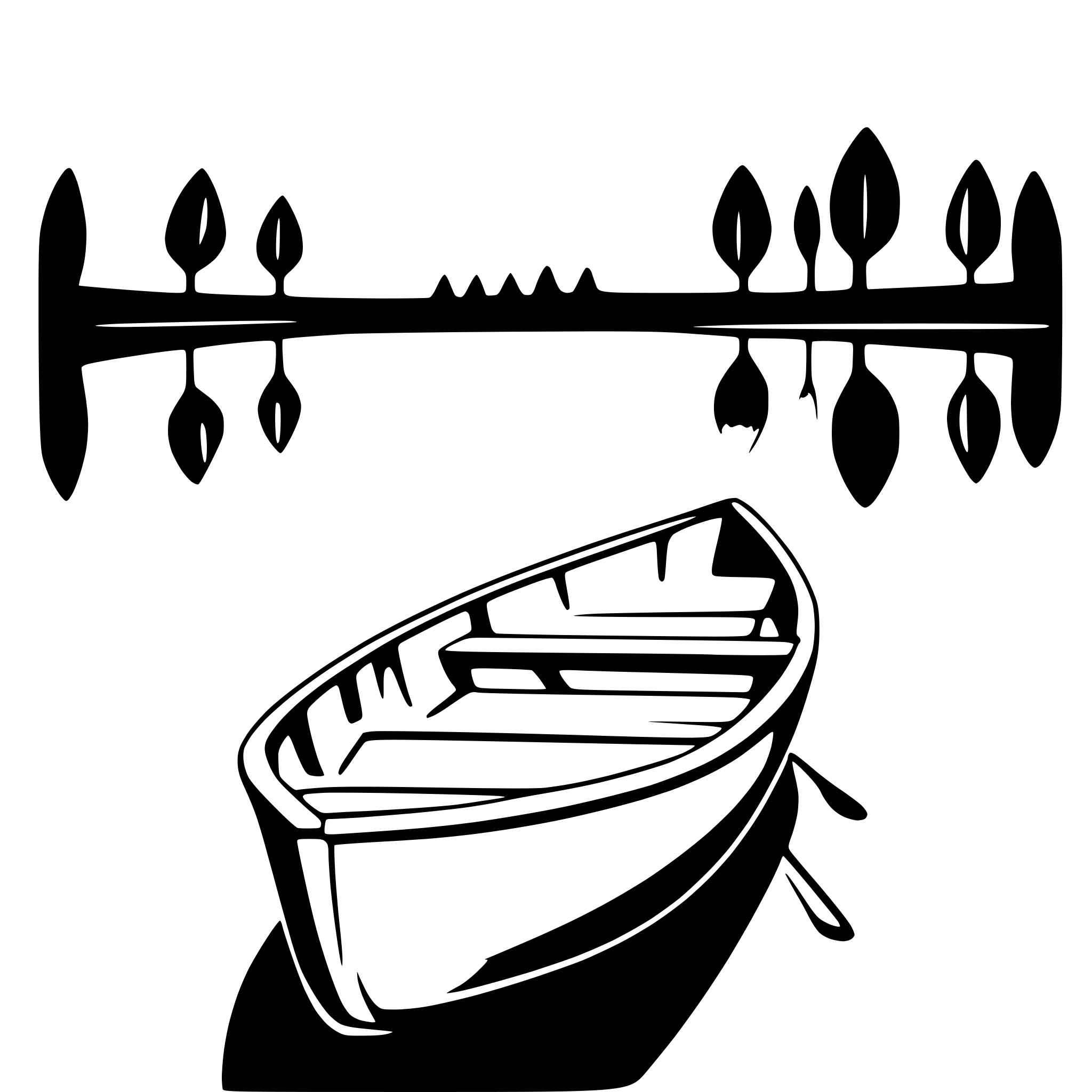 AI-generated SVG of 'rowboat on still lake'