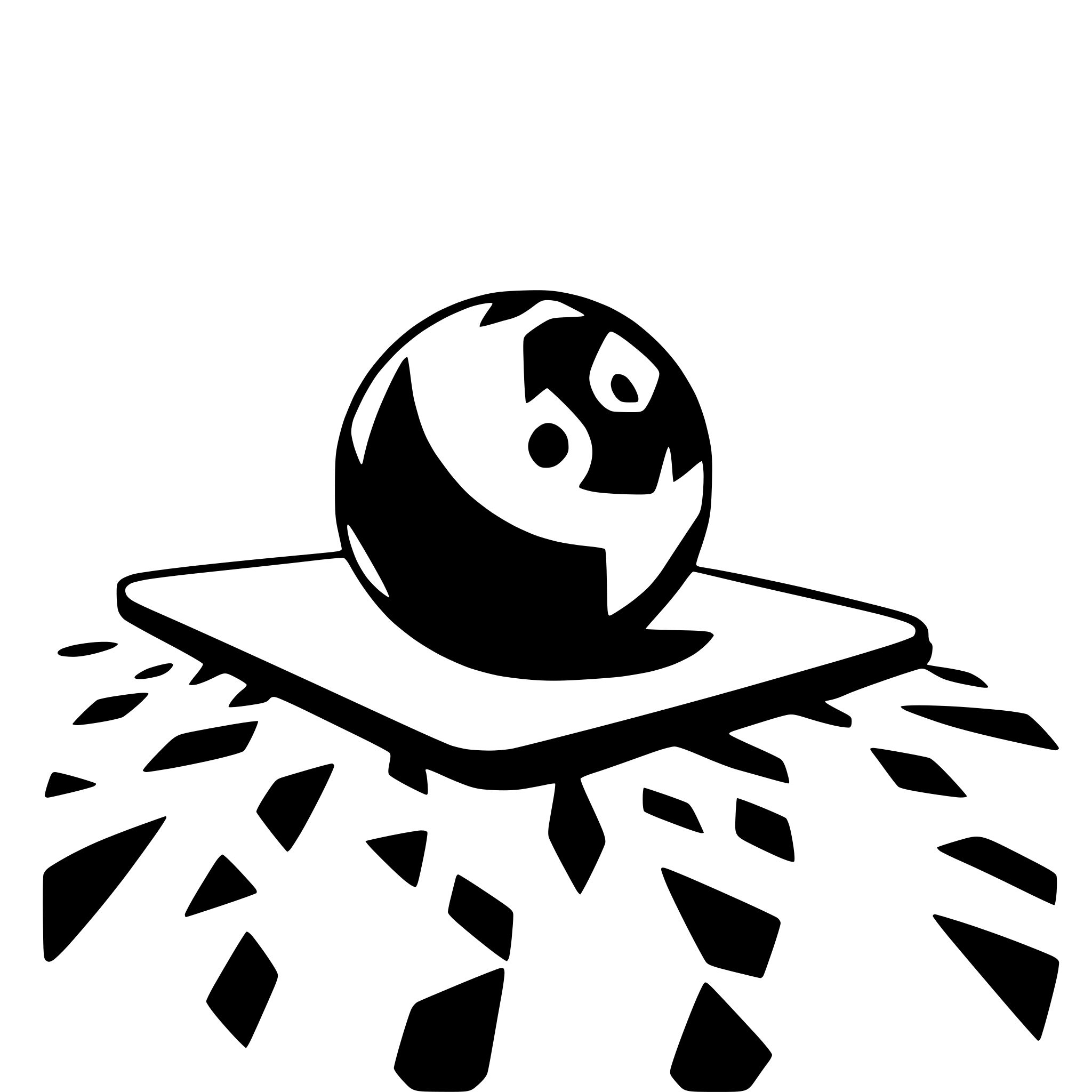 AI-generated SVG of a 8 ball