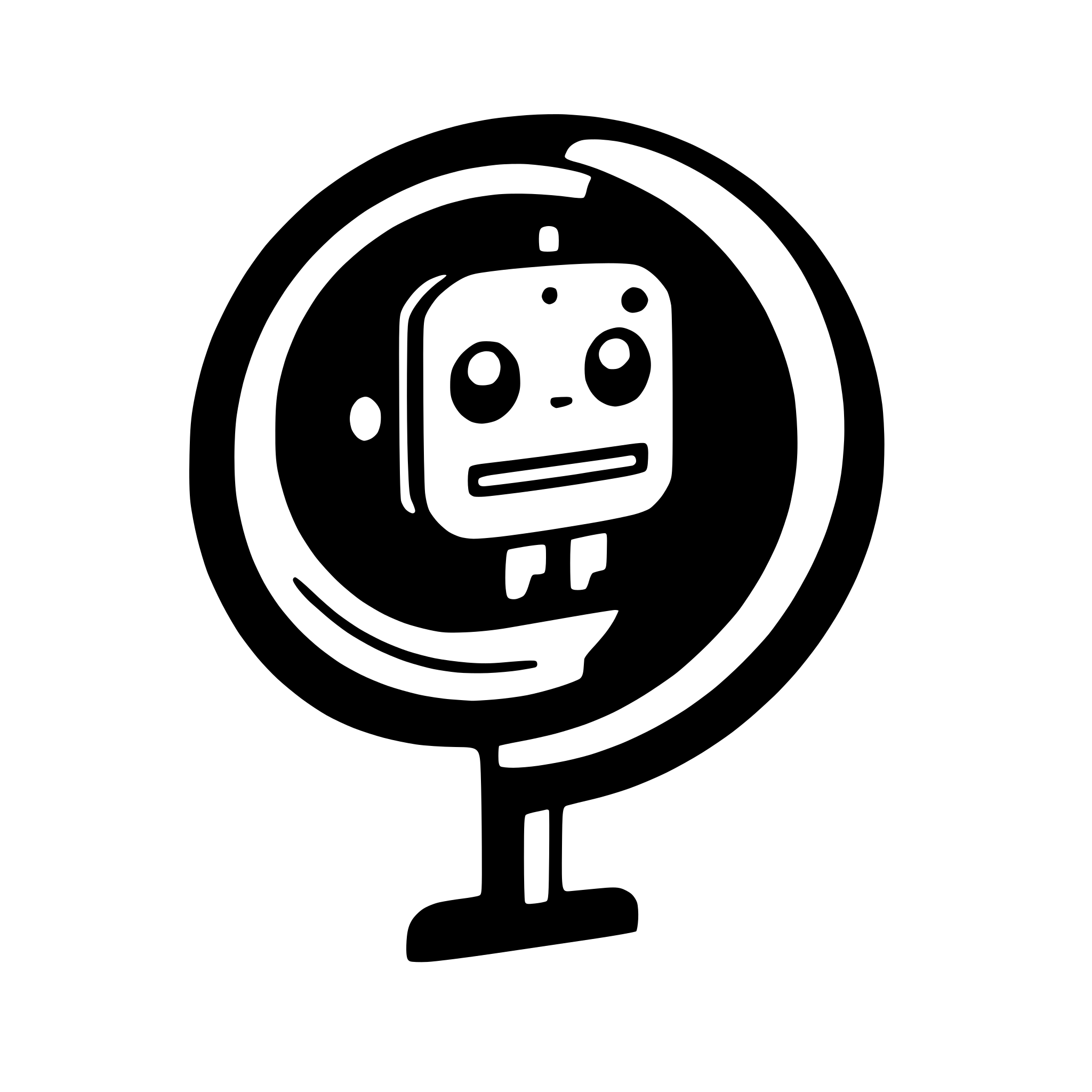 AI-generated SVG of a Generate a flat, minimal SVG logo of a friendly robot face inside a chat bubble. The robot should have a rounded square head with a smiling expression, circular eyes, and an antenna on top. The chat bubble should be a rounded square with a small tail at the bottom right, forming the container. Use a single violet/purple color (#A78BFA) for the entire shape. No shadows, no gradients, and no outer background — only the solid violet shape as an SVG with a transparent background, suitable for navbar
