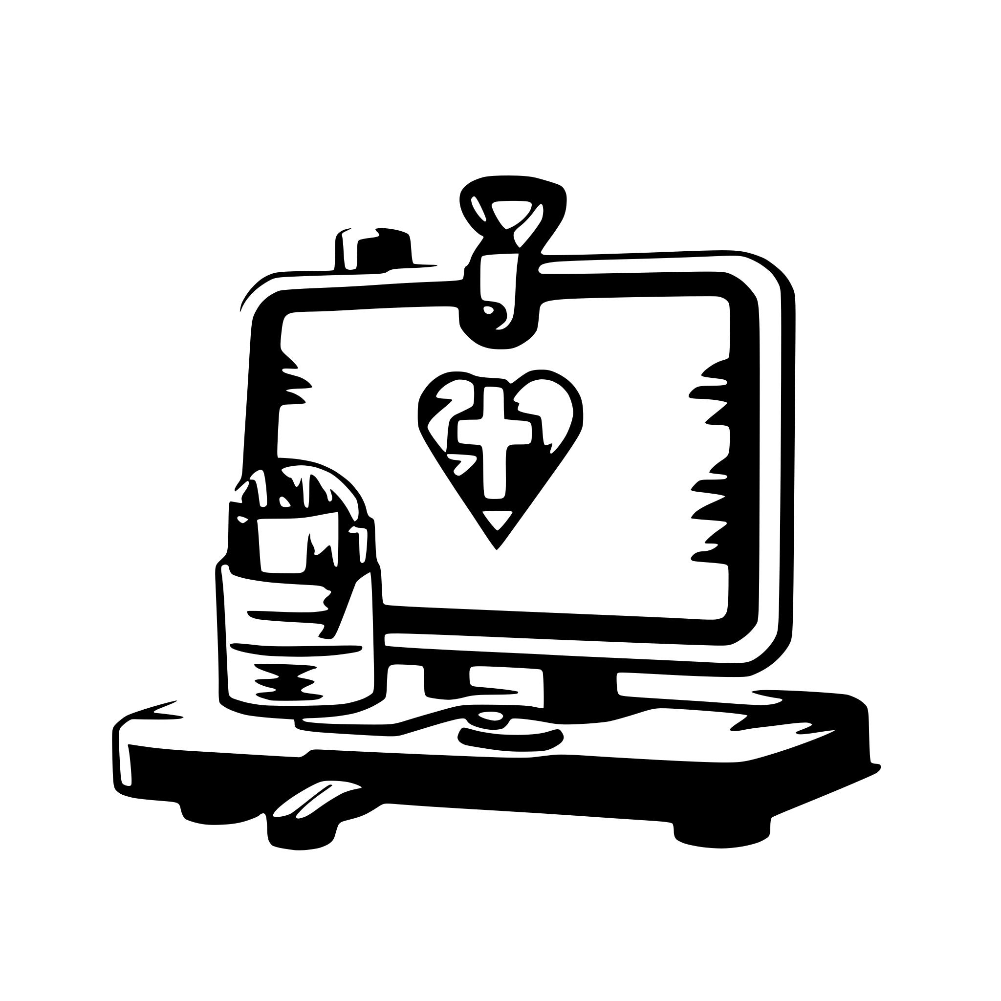 AI-generated SVG of a medical portal