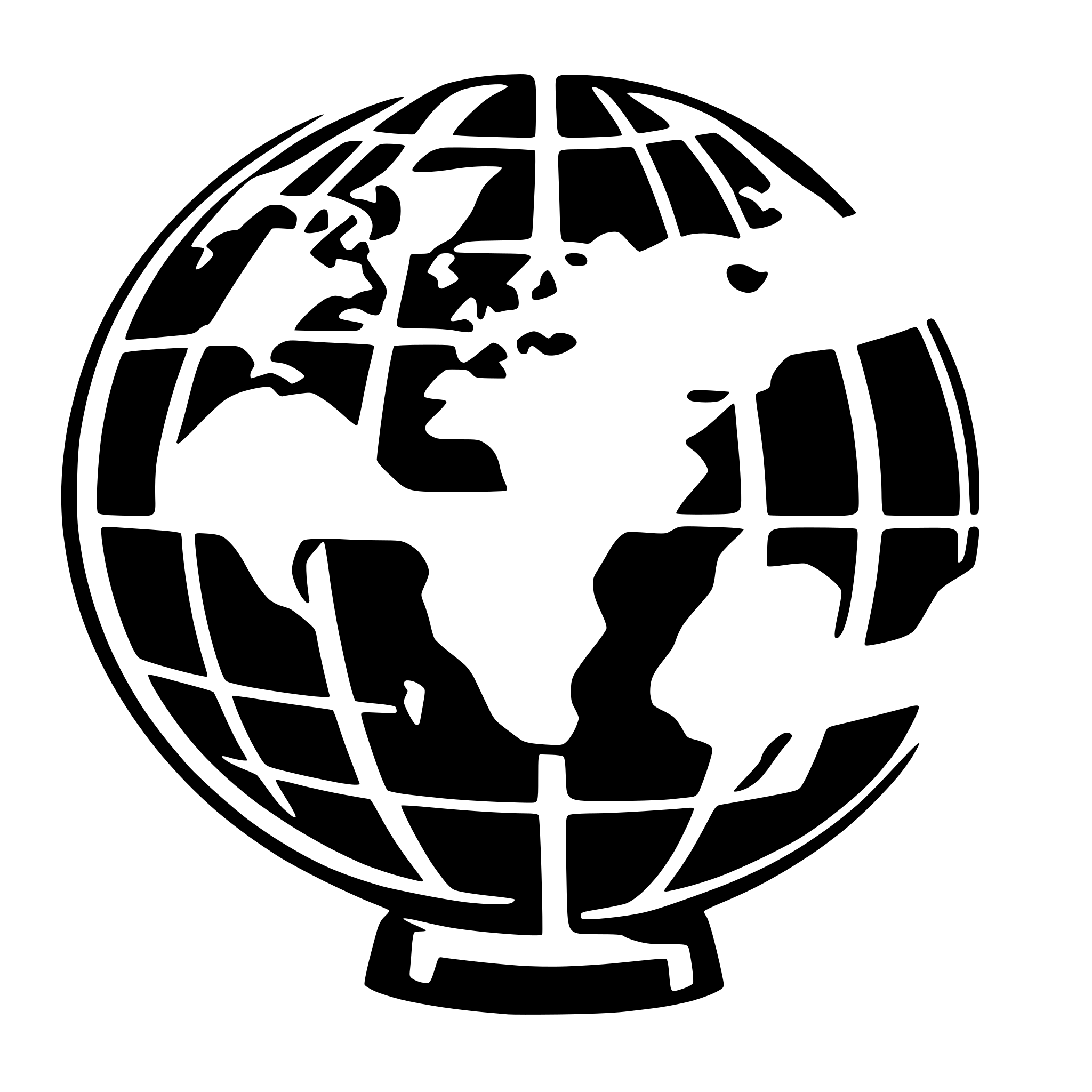 AI-generated SVG of a global distribution