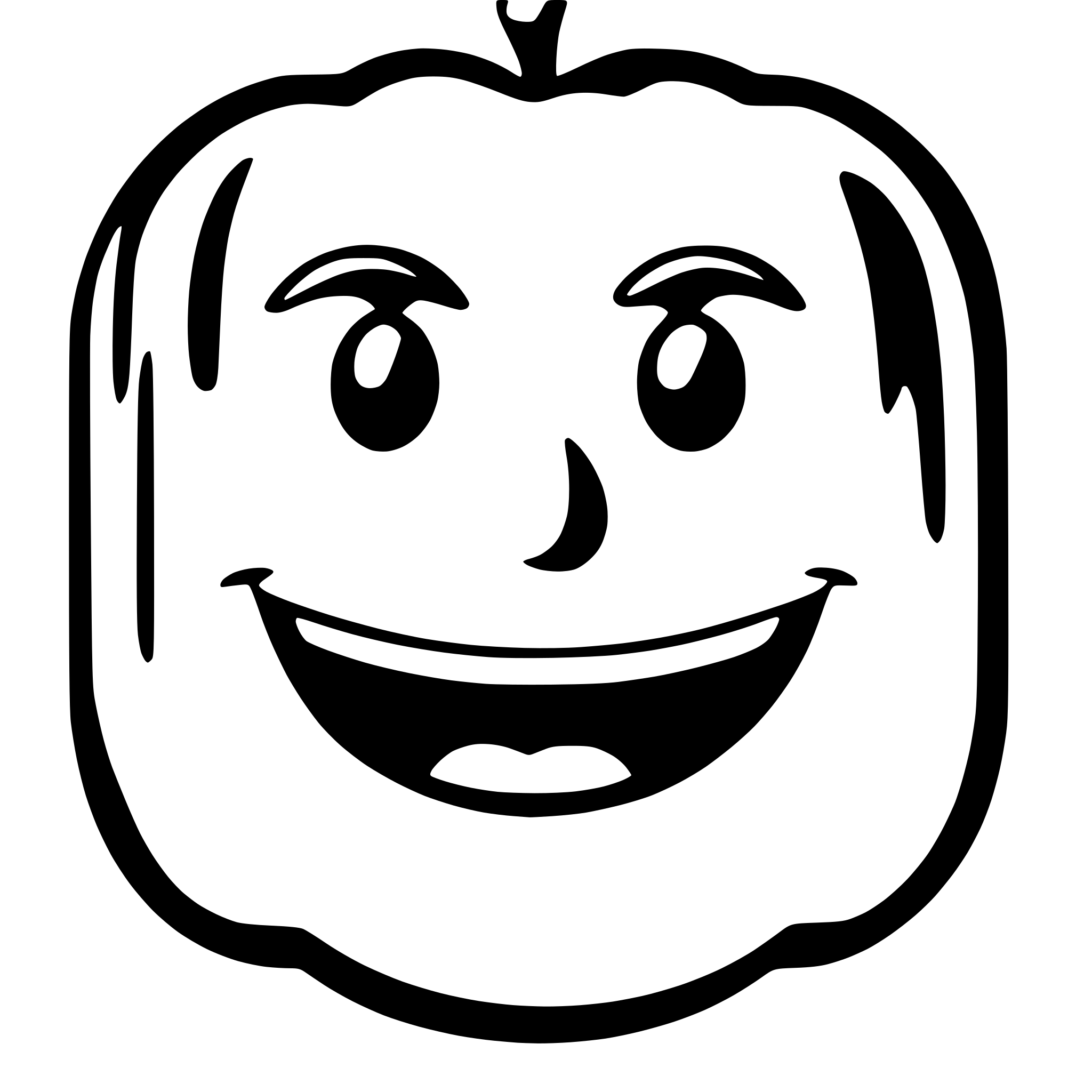 AI-generated SVG of a Smiley face from apple io