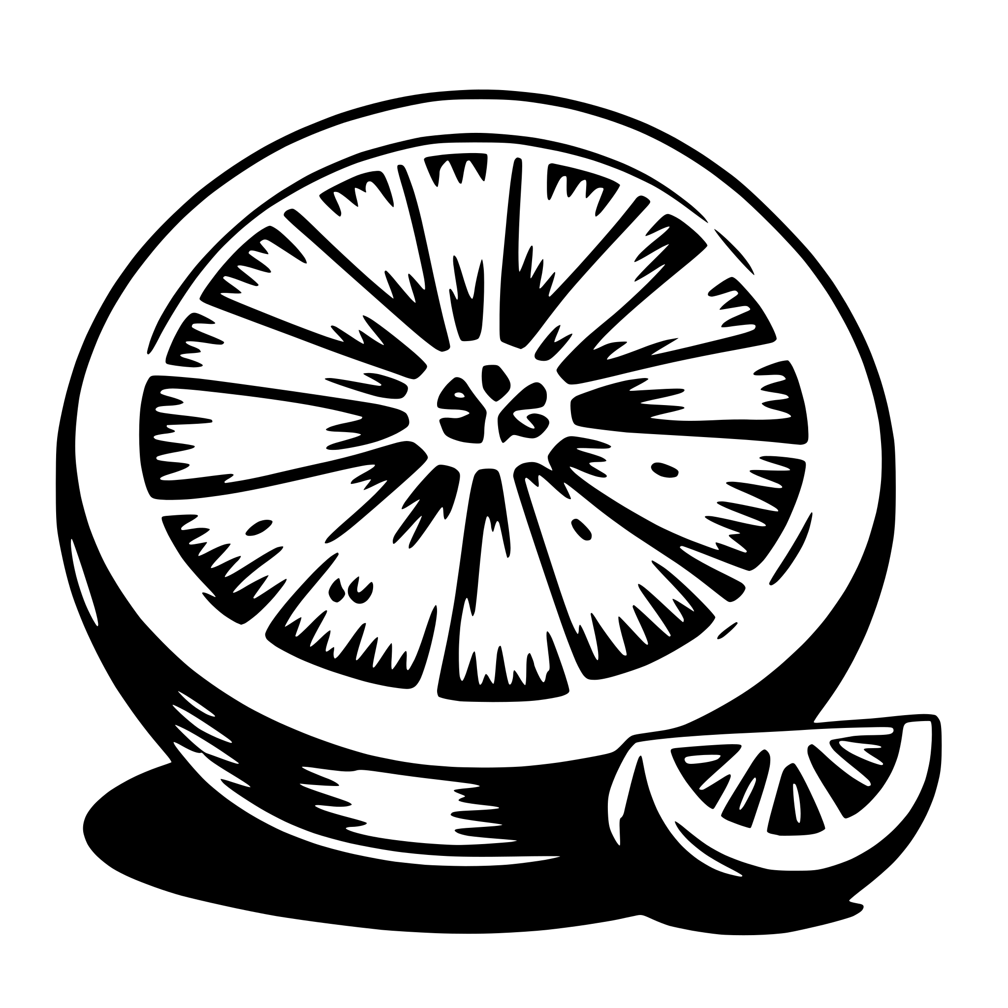 AI-generated SVG of a grapefruit