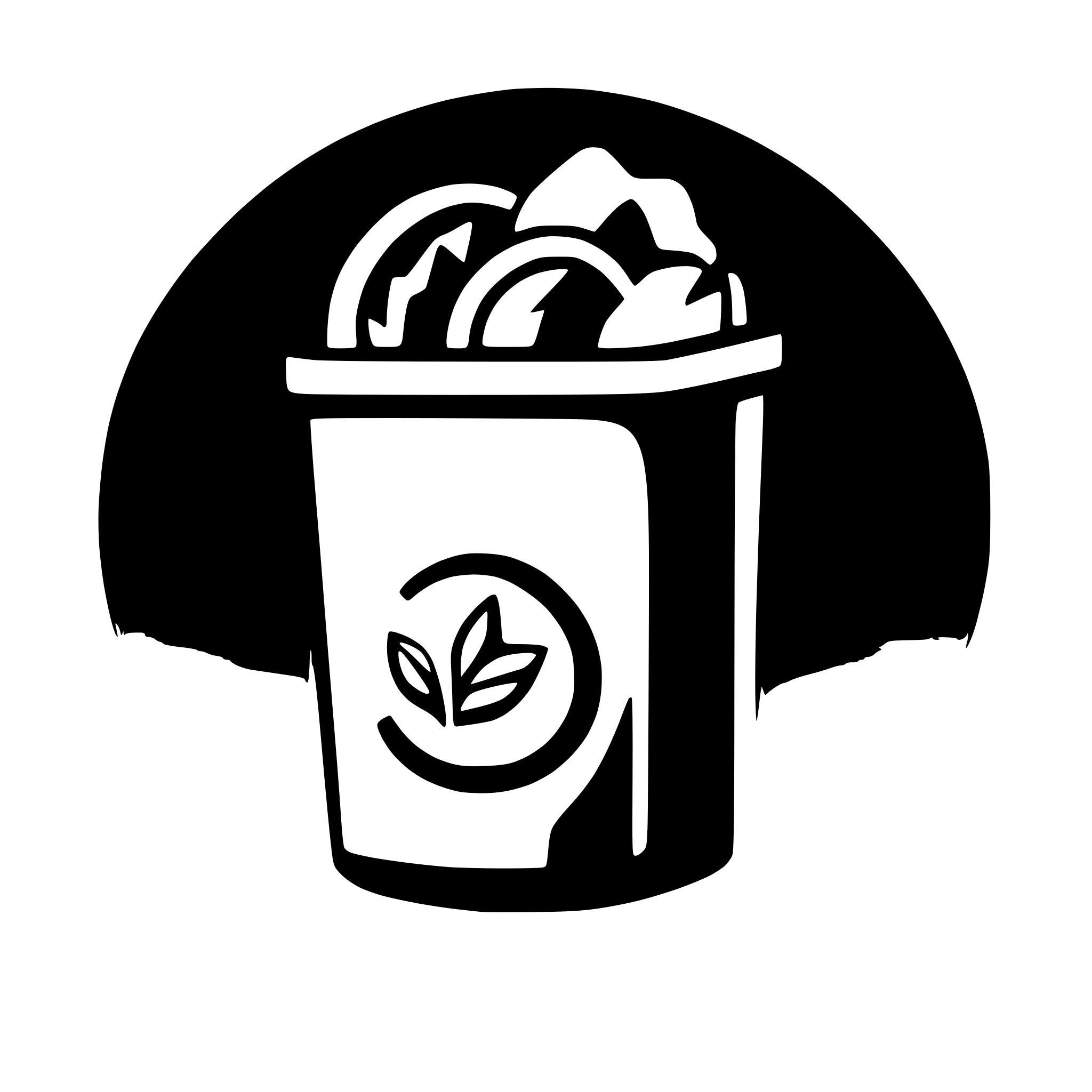 AI-generated SVG of a trash icon