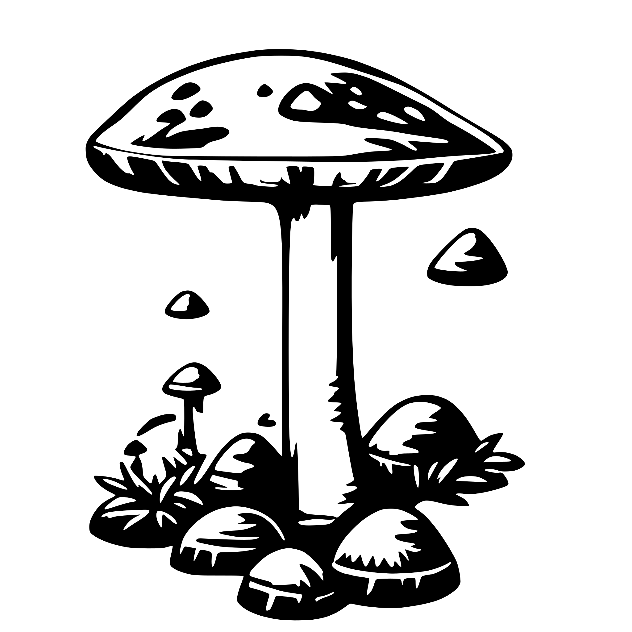 AI-generated SVG of 'MUSH'