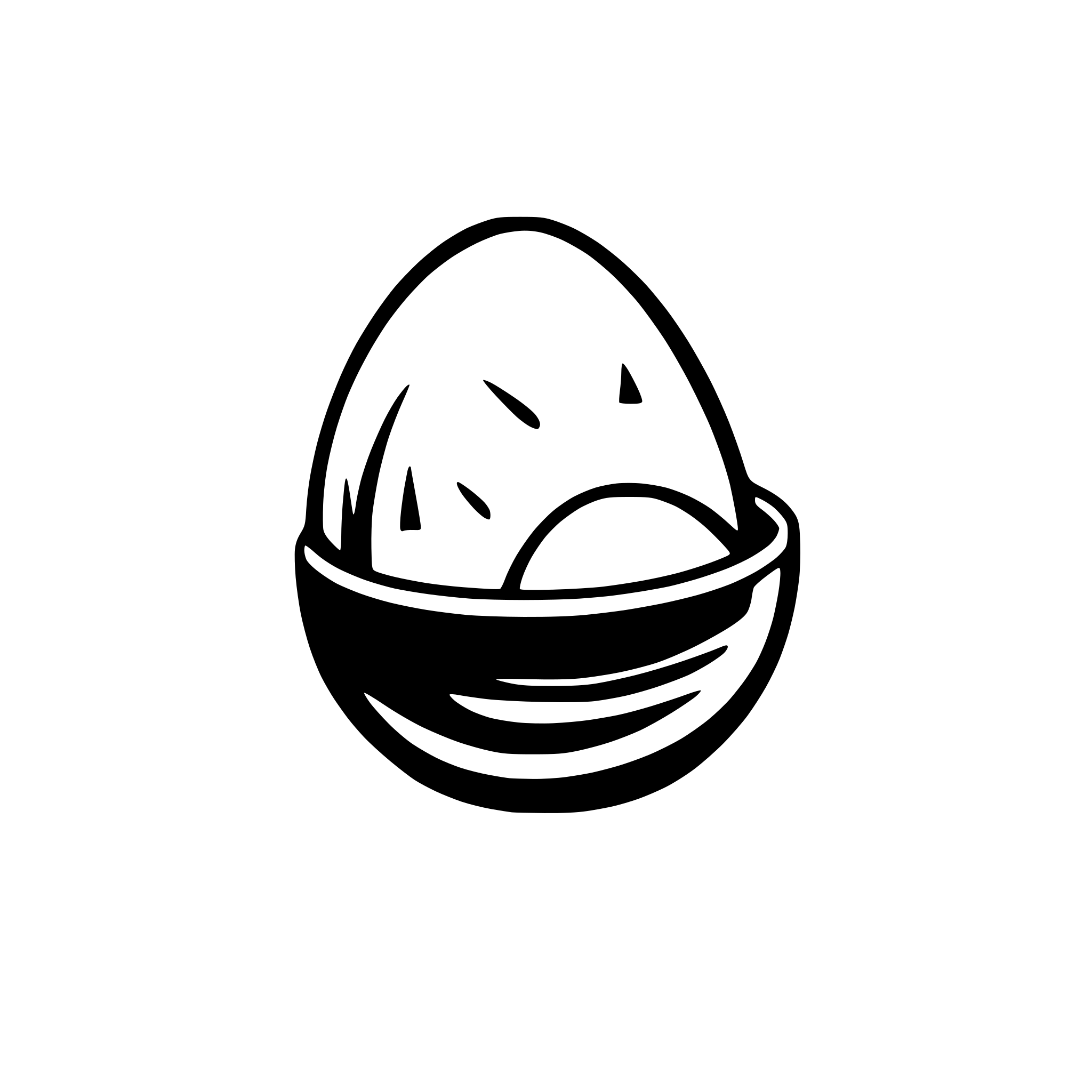 AI-generated SVG of a Easter egg with a thick border and simple design but leave blank space in the middle of the egg to fit a sentence