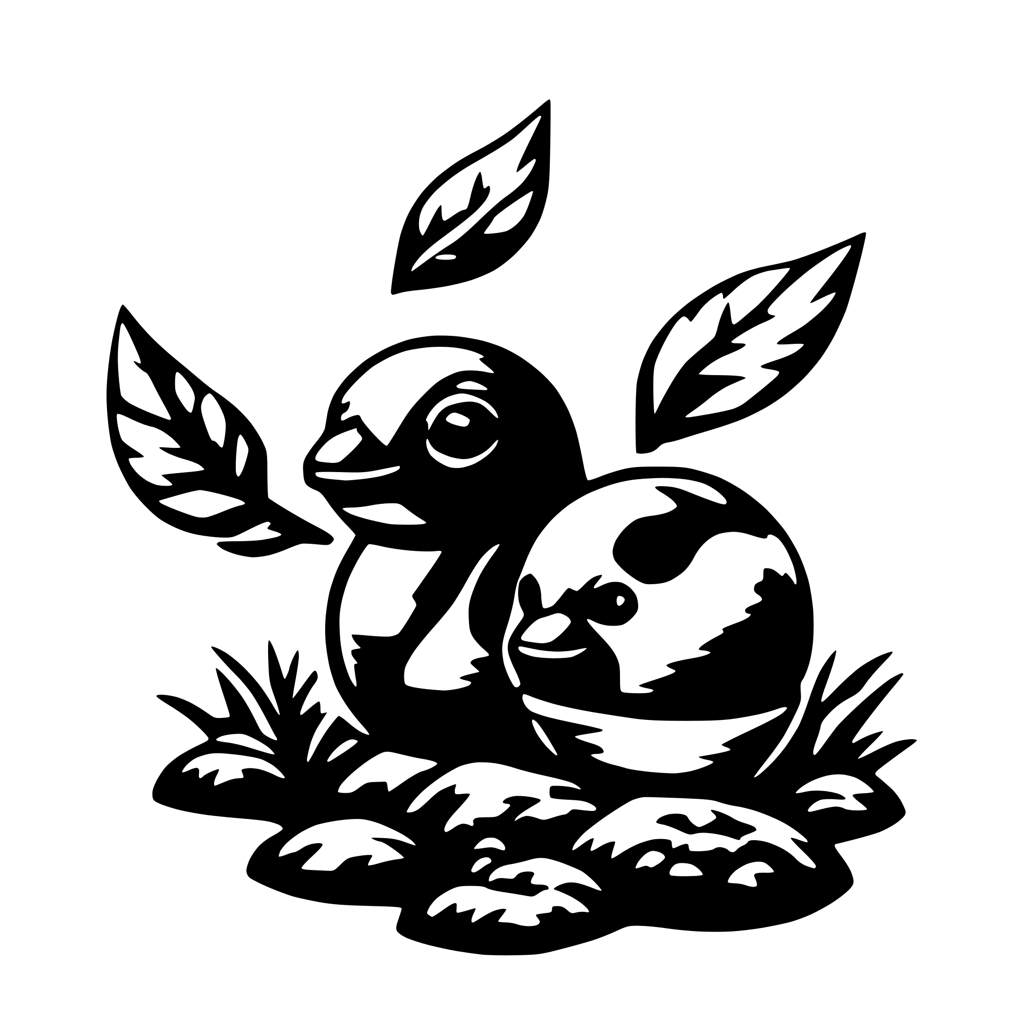 AI-generated SVG of a sign THAT says HATCHLINGS