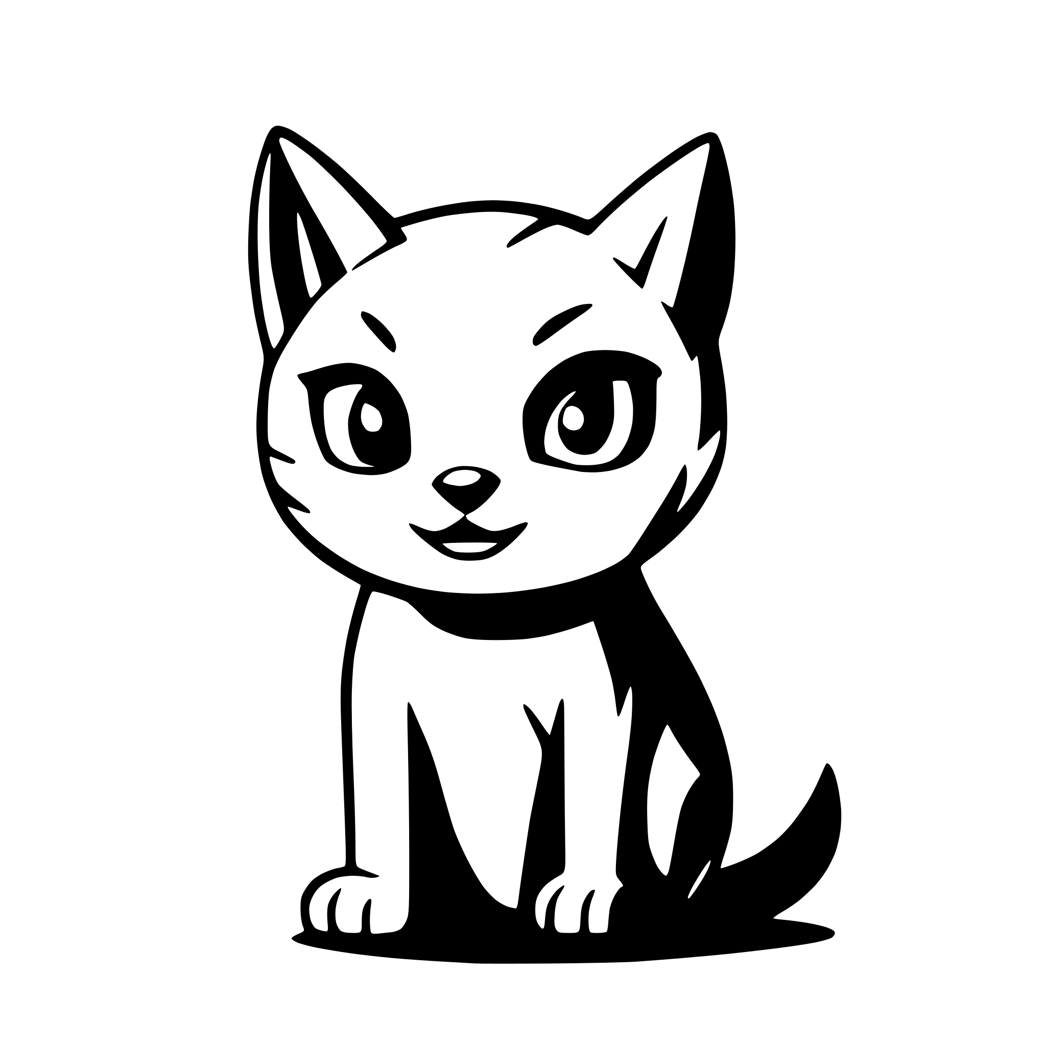 AI-generated SVG of 'a sad pet with tear waving'