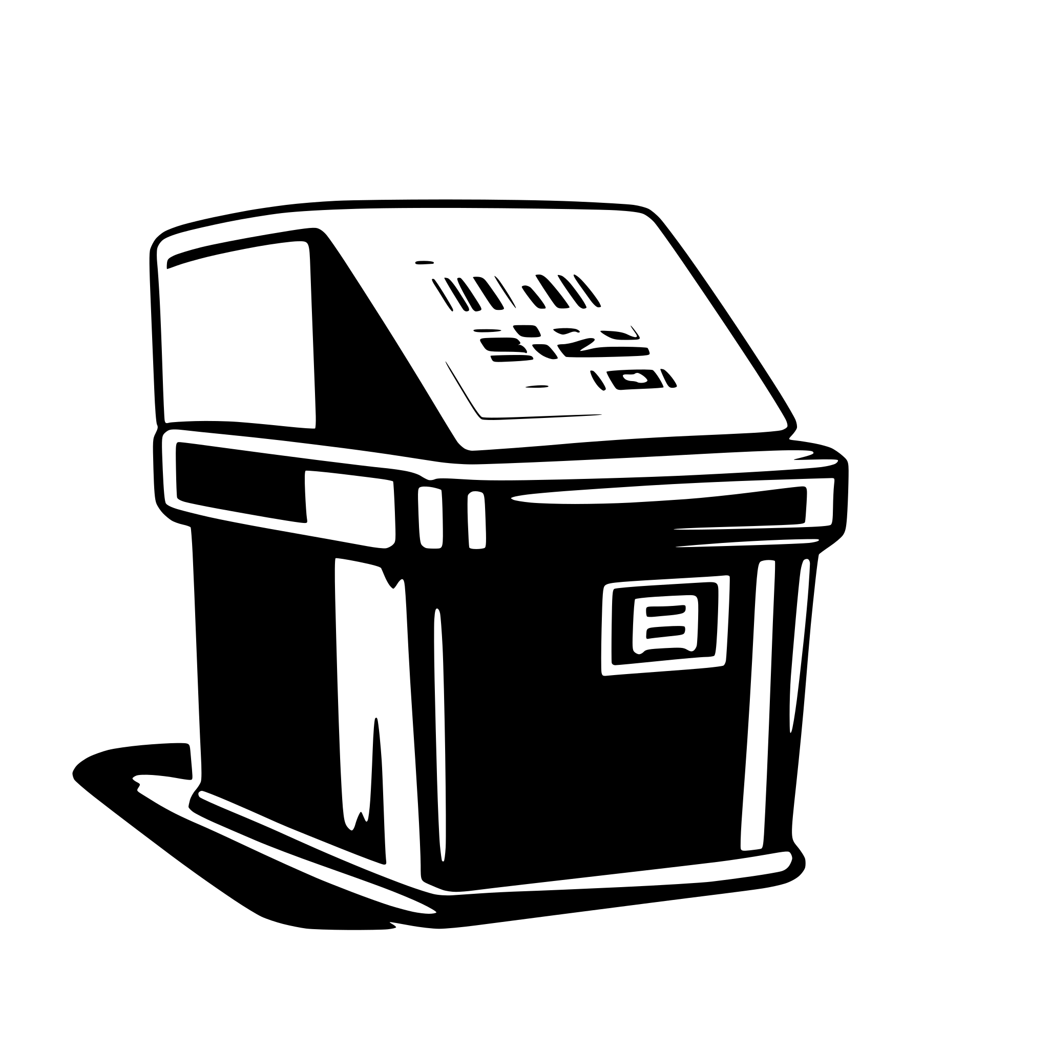 AI-generated SVG of a a barcodescanner scanning a parcel