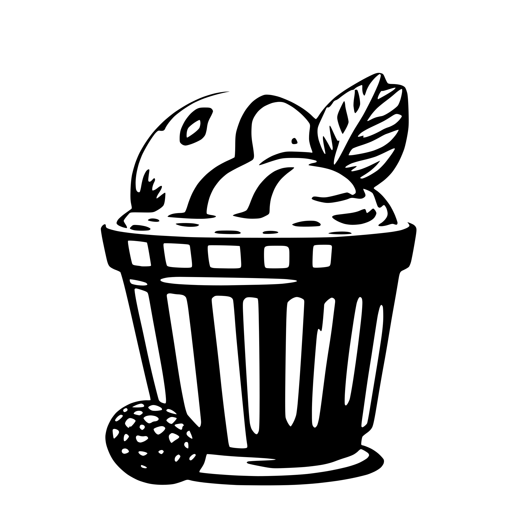 AI-generated SVG of 'the word gelato'
