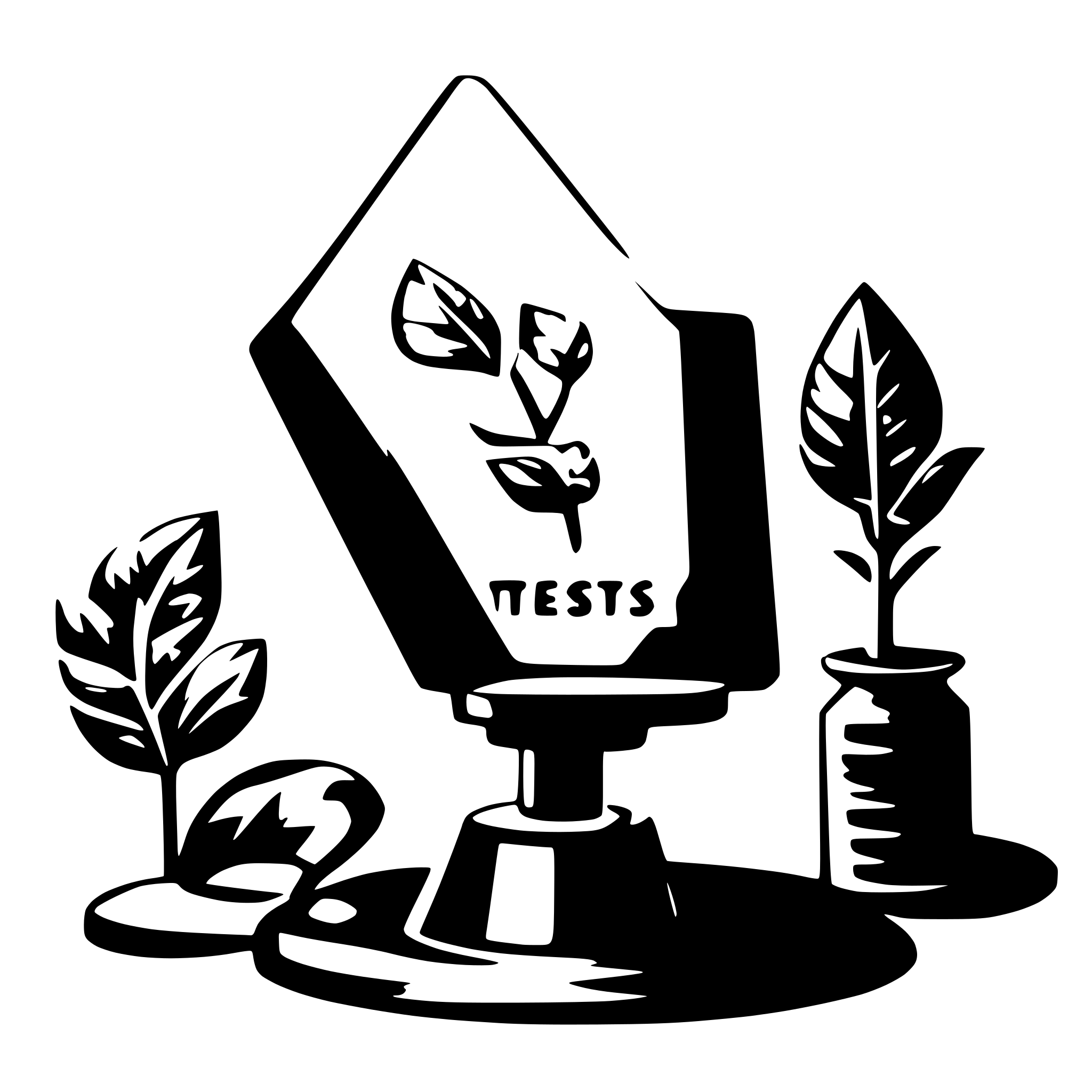 AI-generated SVG of a test