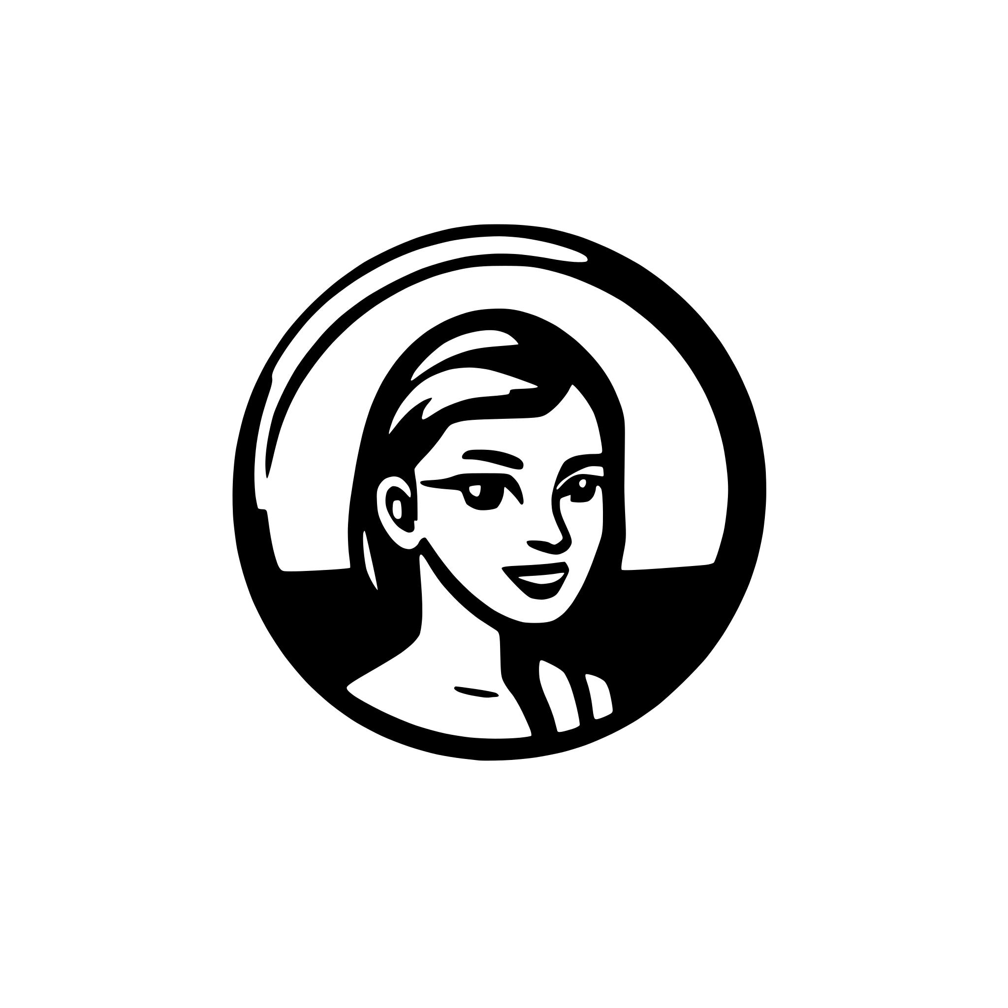 AI-generated SVG of a A icon set for a marketing app