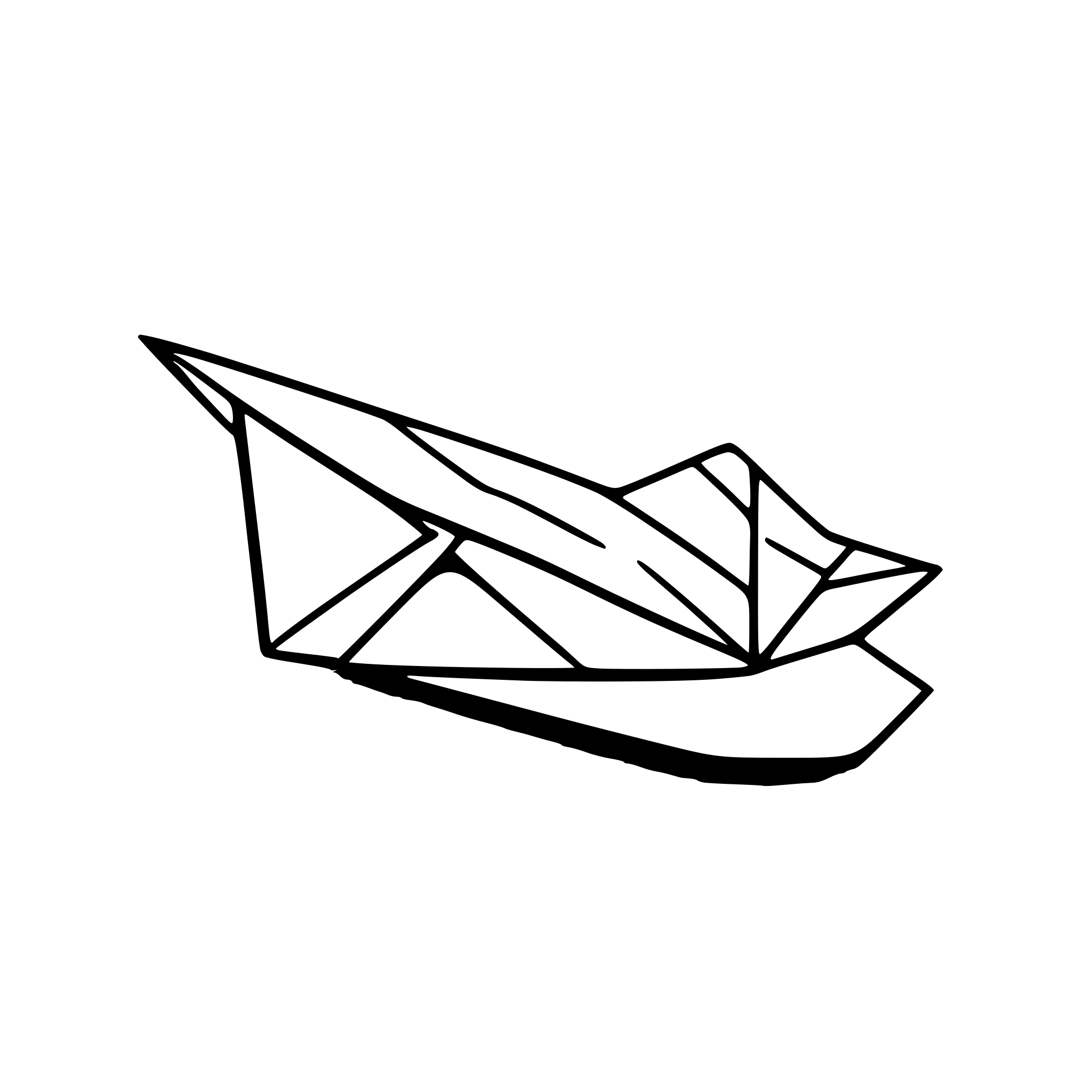 AI-generated SVG of a Create a minimalist paper plane illustration with clean lines and subtle gradient. Single continuous line art style, flying diagonally upward from left to right. Use soft pastel colors - light blue to white gradient. Add small dotted trail behind it suggesting motion. Keep the design modern and airy with plenty of white space around it.