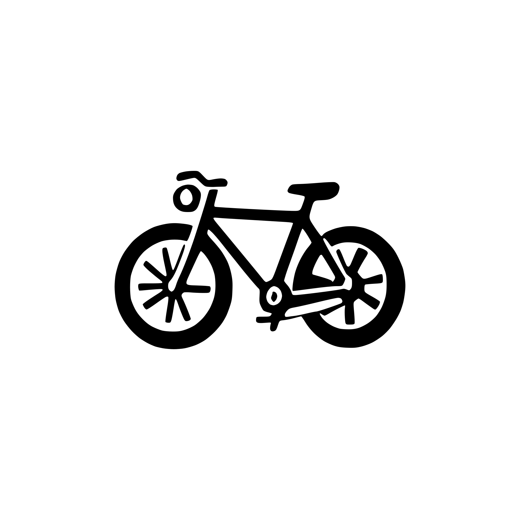 AI-generated SVG of a bike