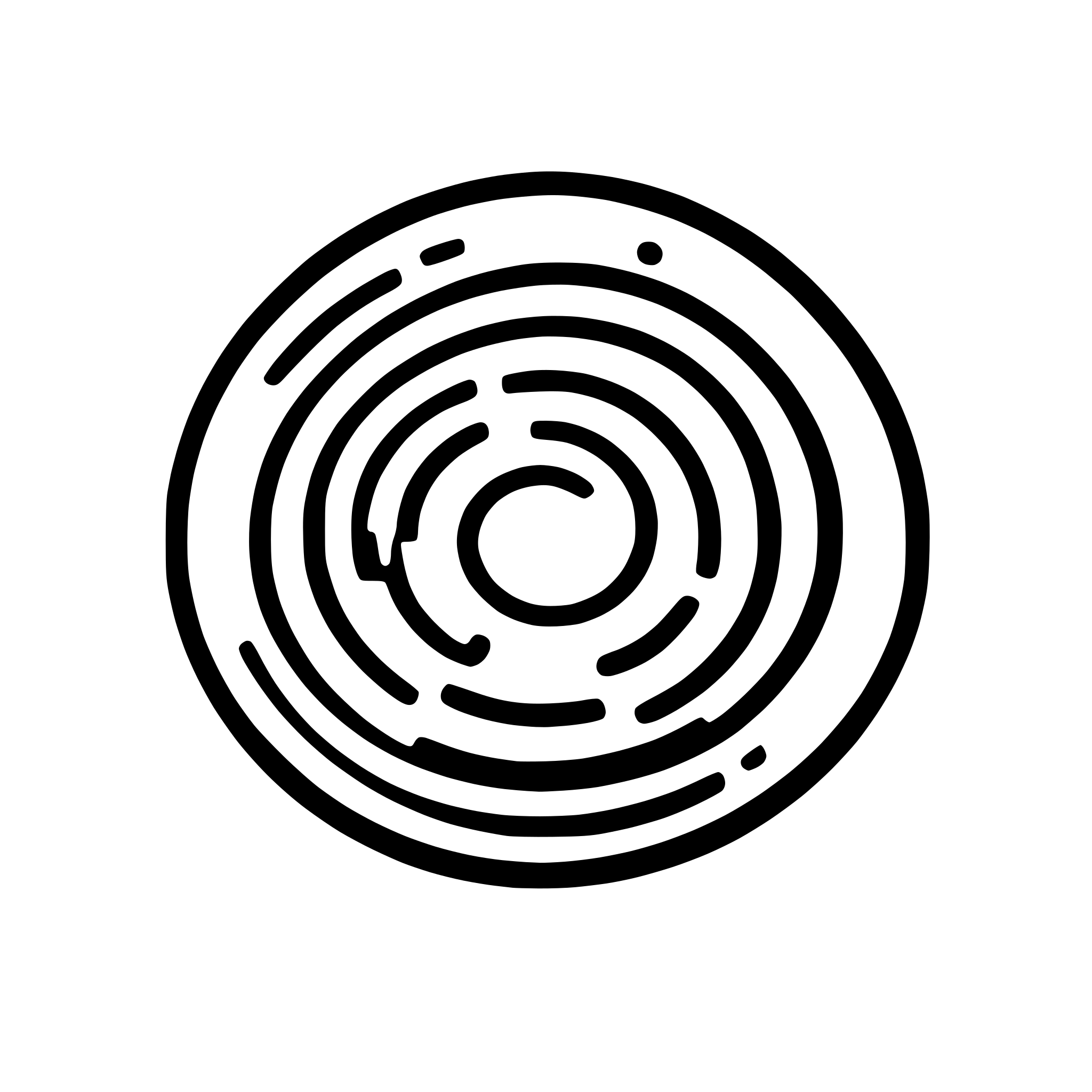 AI-generated SVG of a Minimalistic icon of a circular radar screen or abstract scanning waves, vector style. Colors: cool blue #2D62D1 and teal #22B8CF gradient for the radar, with a small orange #E67E22 highlight. Clean and modern design, evokes security monitoring and tech.