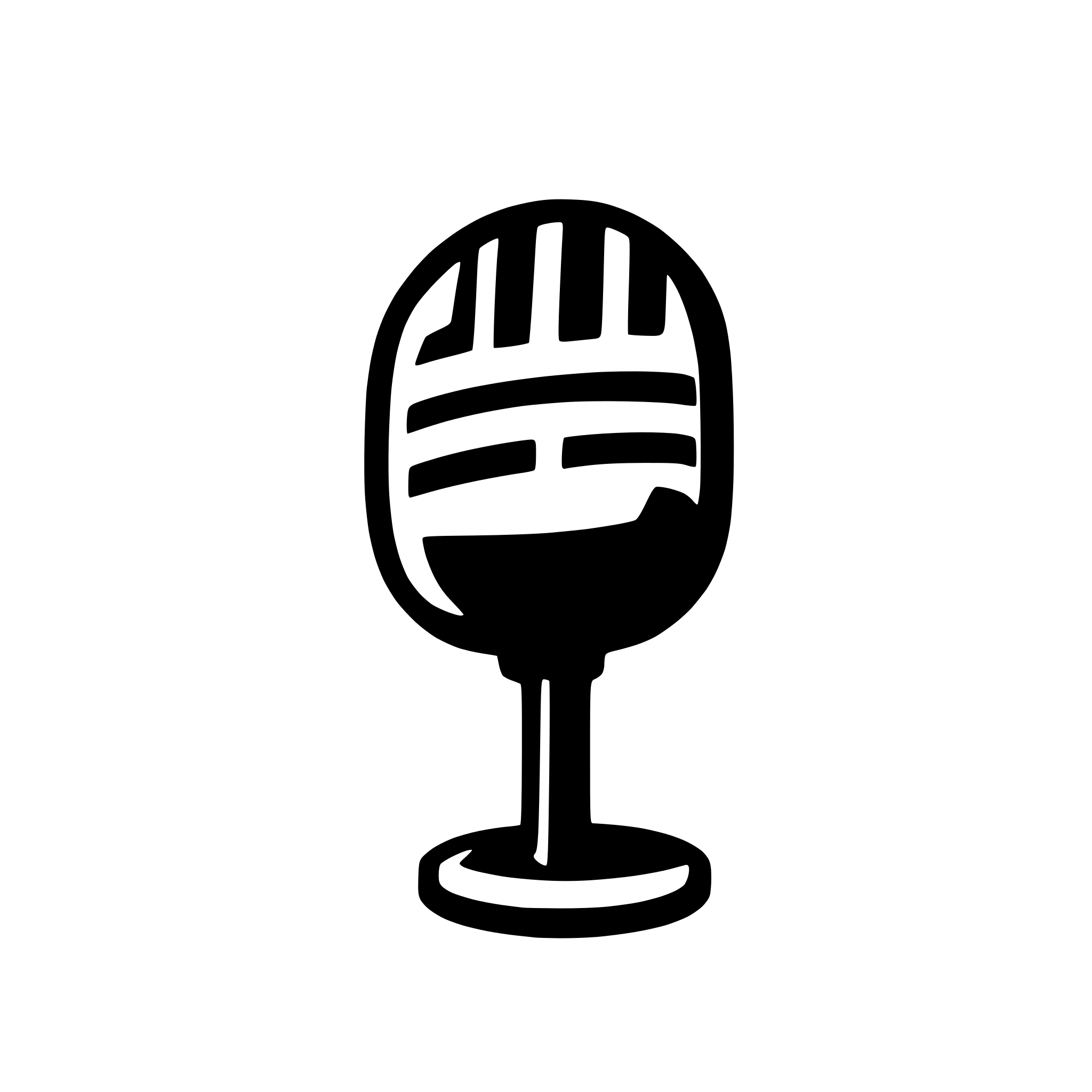 AI-generated SVG of a microphone icon