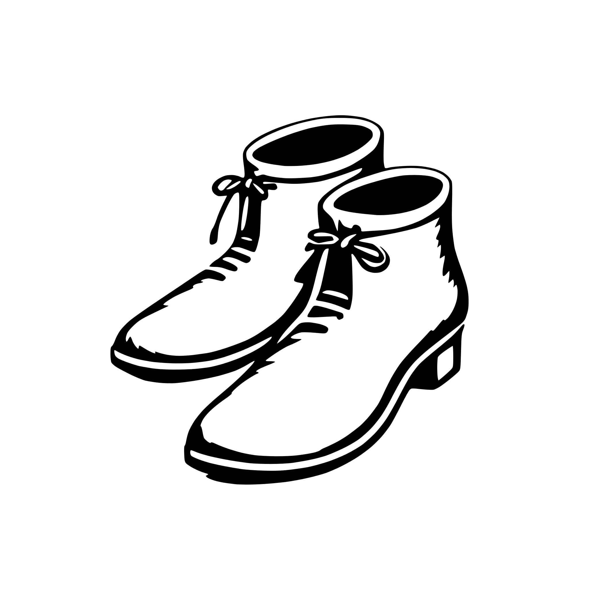 AI-generated SVG of 'medieval shoes'