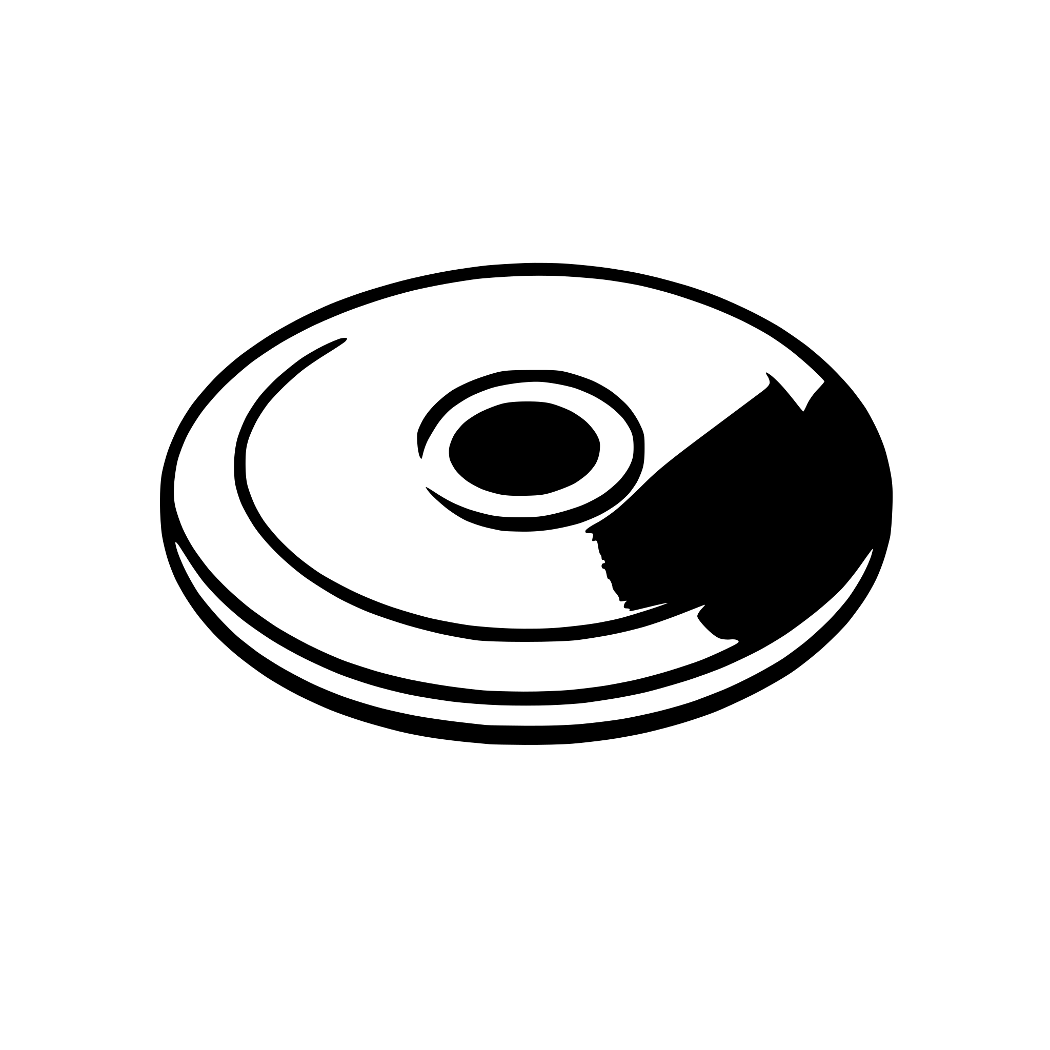 AI-generated SVG of a perspective view of steel circular plate