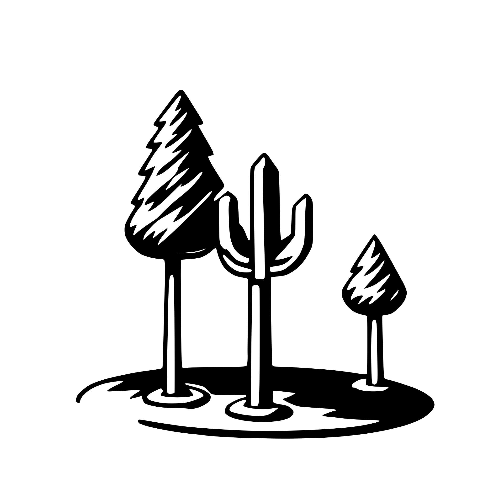 AI-generated SVG of 'stand'