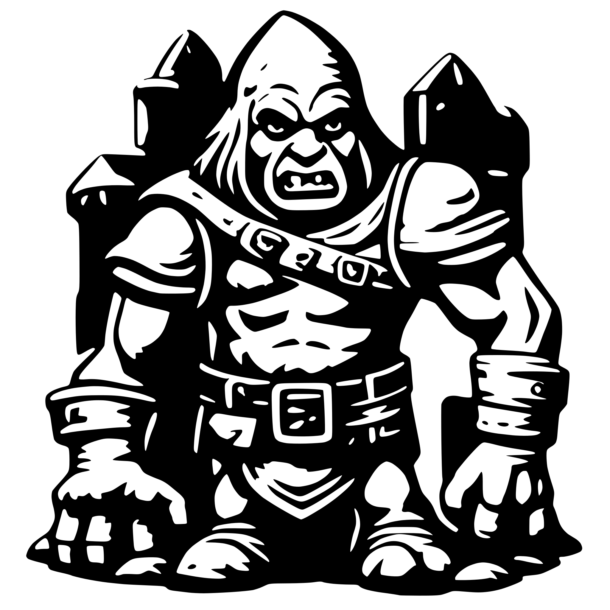 AI-generated SVG of 'ogre dungeons and dragons'