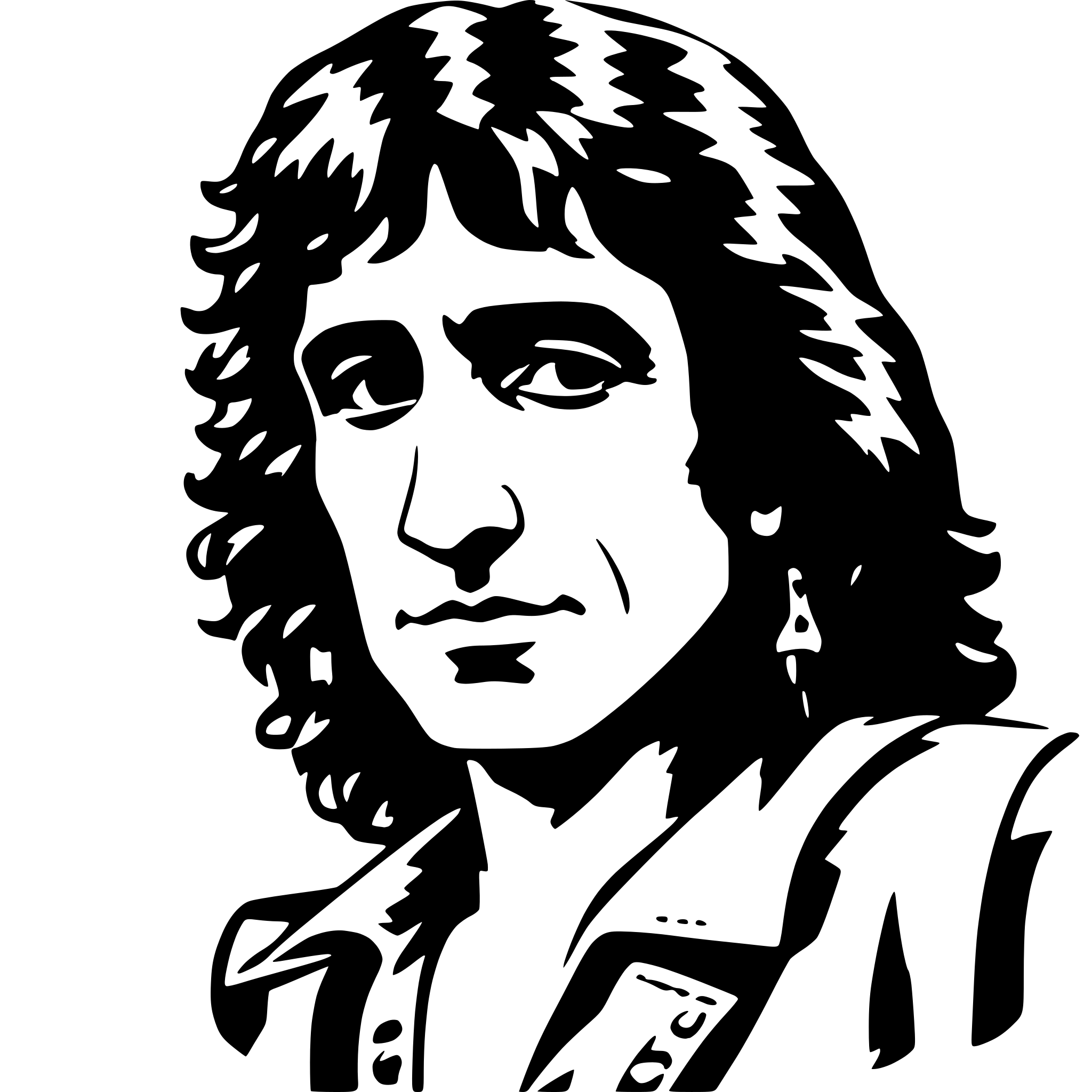 AI-generated SVG of 'Bon Scott'