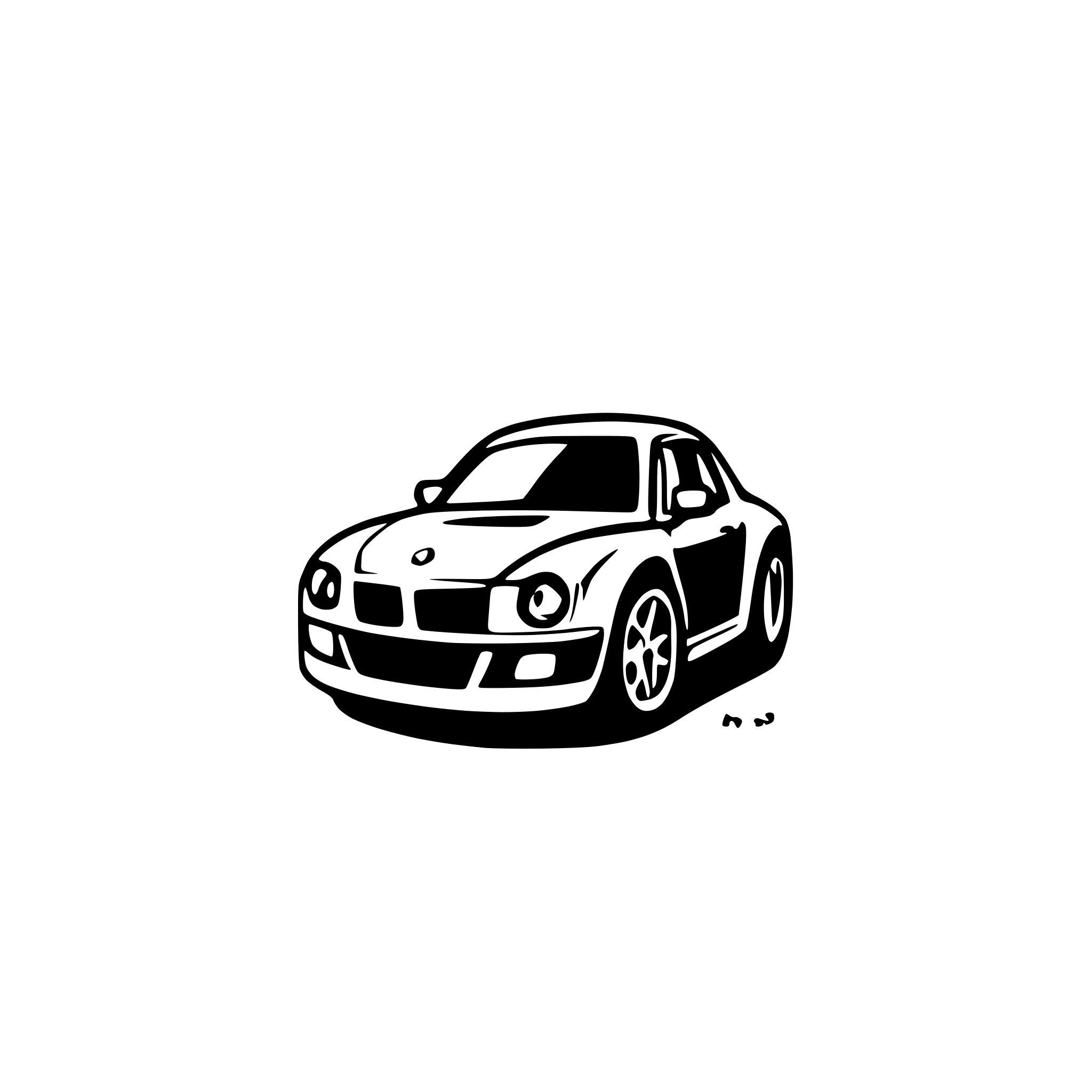 AI-generated SVG of a bmw