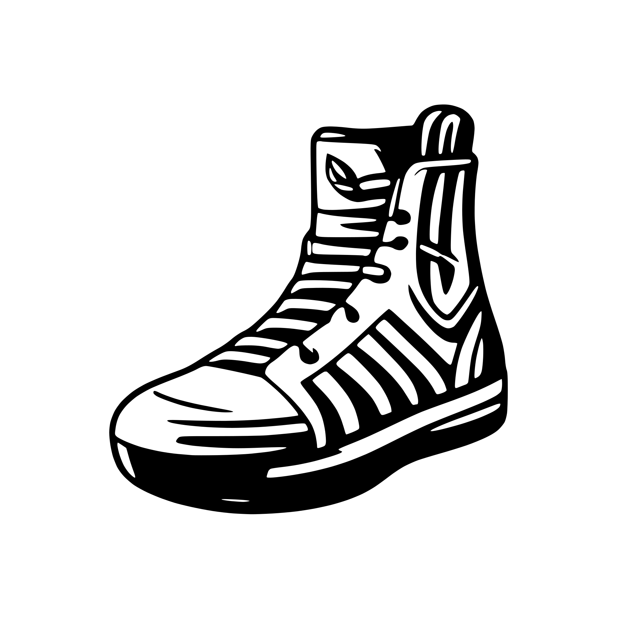 AI-generated SVG of 'Basketball on top of Socks with Text on the Bottom'