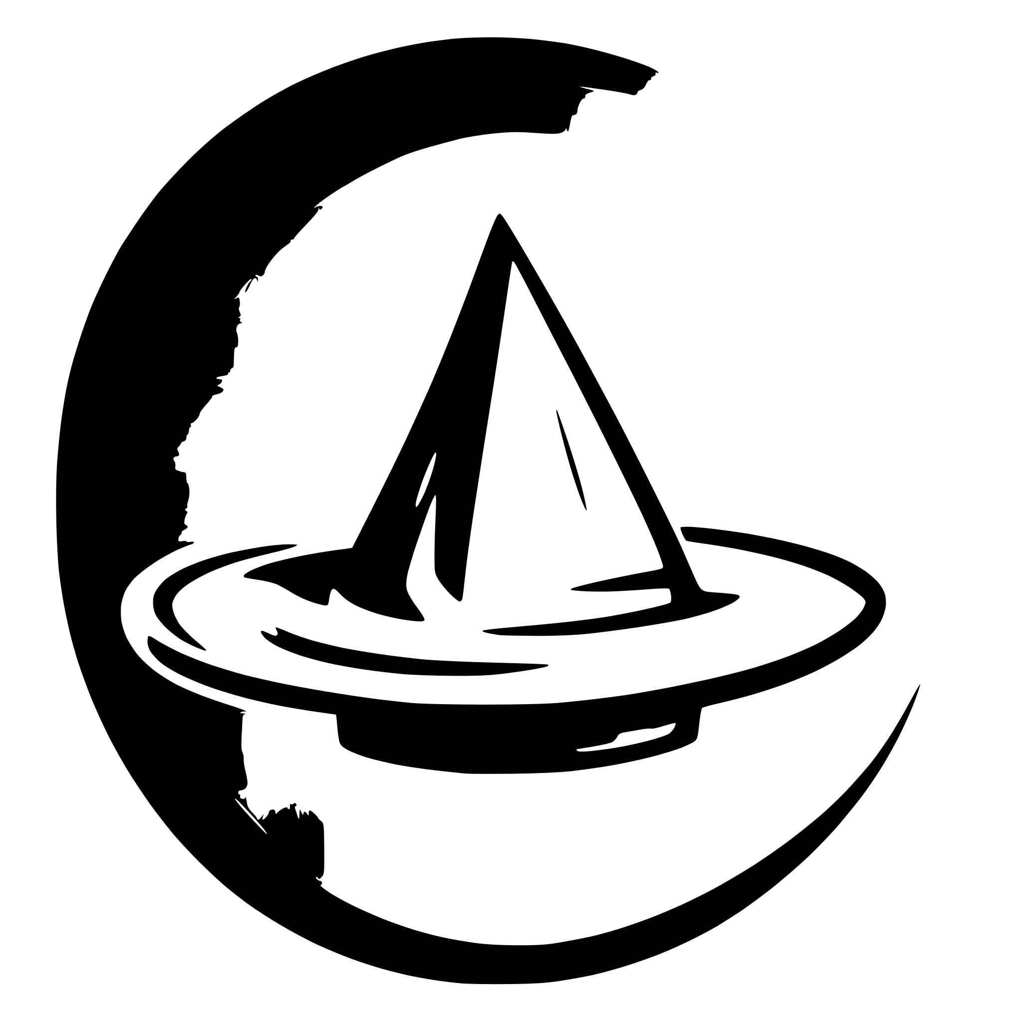 AI-generated SVG of a A magical wizard hat
