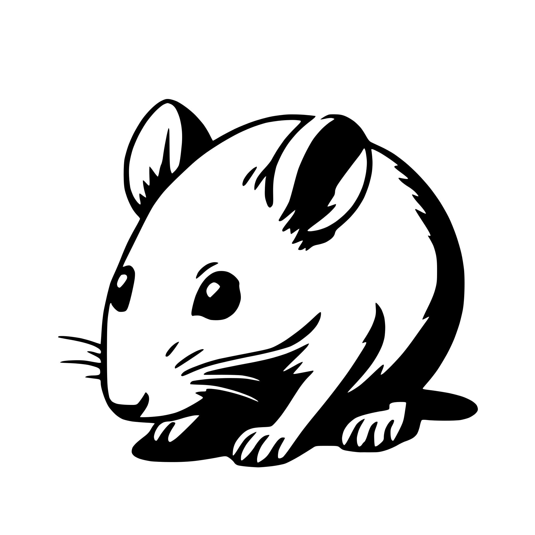 AI-generated SVG of a mouse