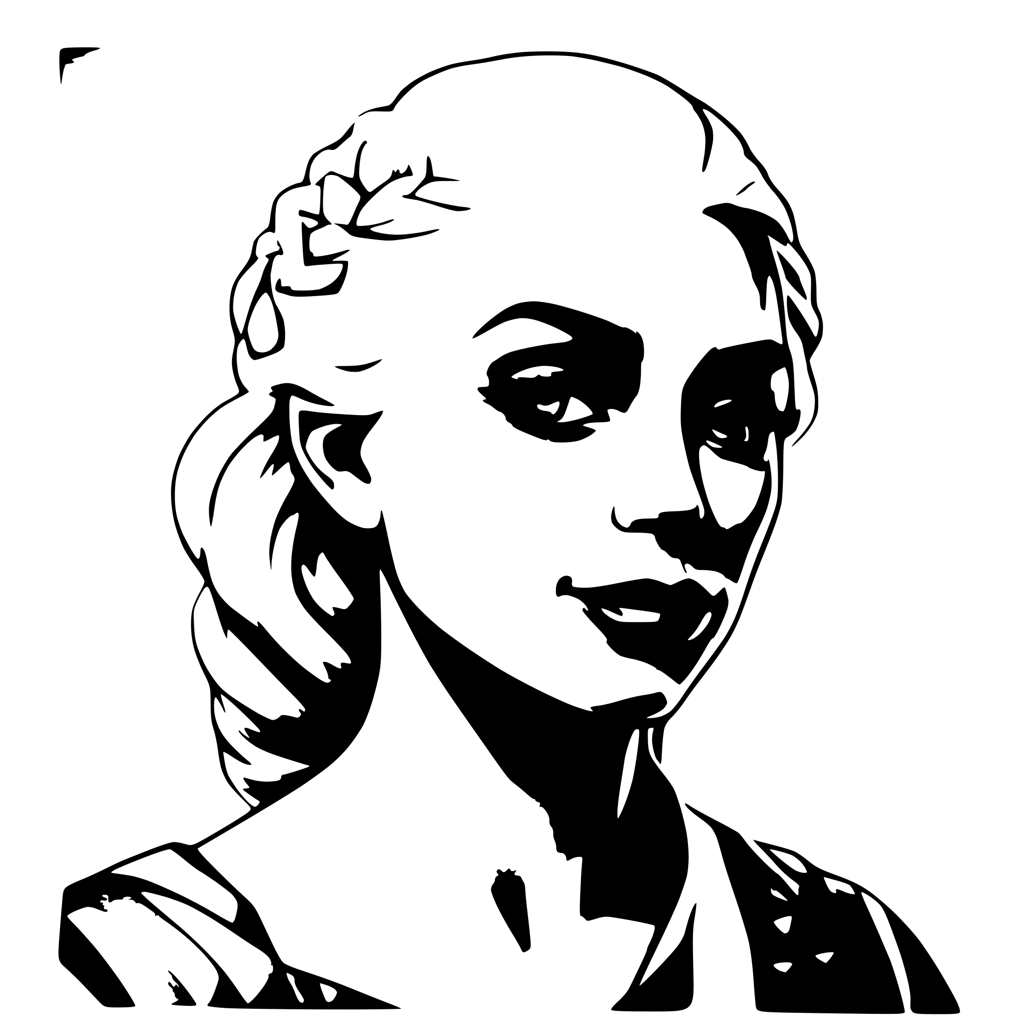 AI-generated SVG of a Daenerys Targaryen portrait engraving